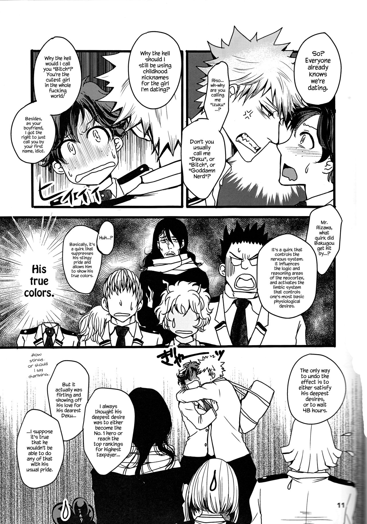 (C91) [cacho*cacho (Morihisa Iku)] Super Darling Bakugou Katsuki (Boku no Hero Academia) [English] {Hennojin} page 12 full