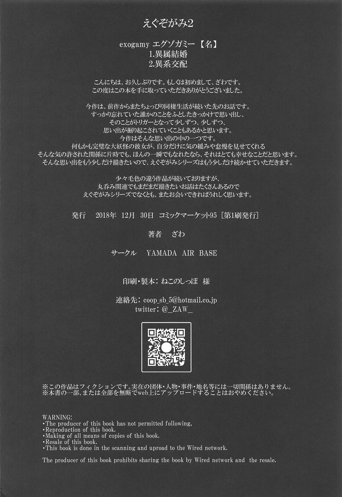 (C95) [YAMADA AIR BASE (Zawa)] Exogamy 2 (Touhou Project) page 24 full