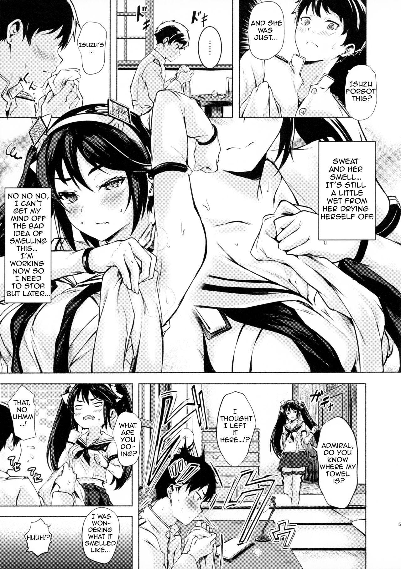 (C96) [Echizen Bugyousho (Aramaki Echizen)] Isuzu no Ecchi na Hon | Isuzu's Ecchi Book (Kantai Collection -KanColle-) [English] page 4 full