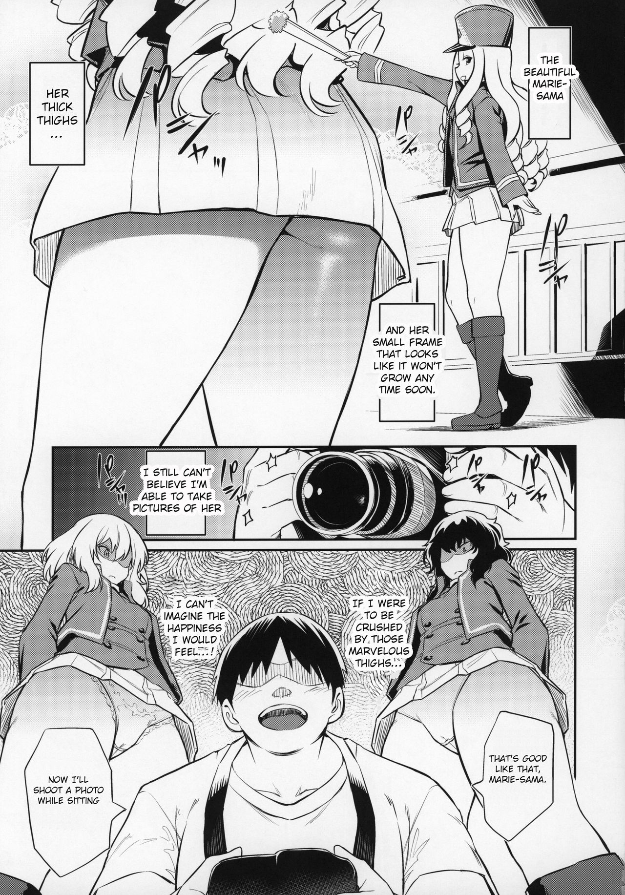 (Panzer Vor! 23) [AERODOG (inu)] Marie-sama no Sankakujime (Girls Und Panzer) [English] [Xood] page 4 full