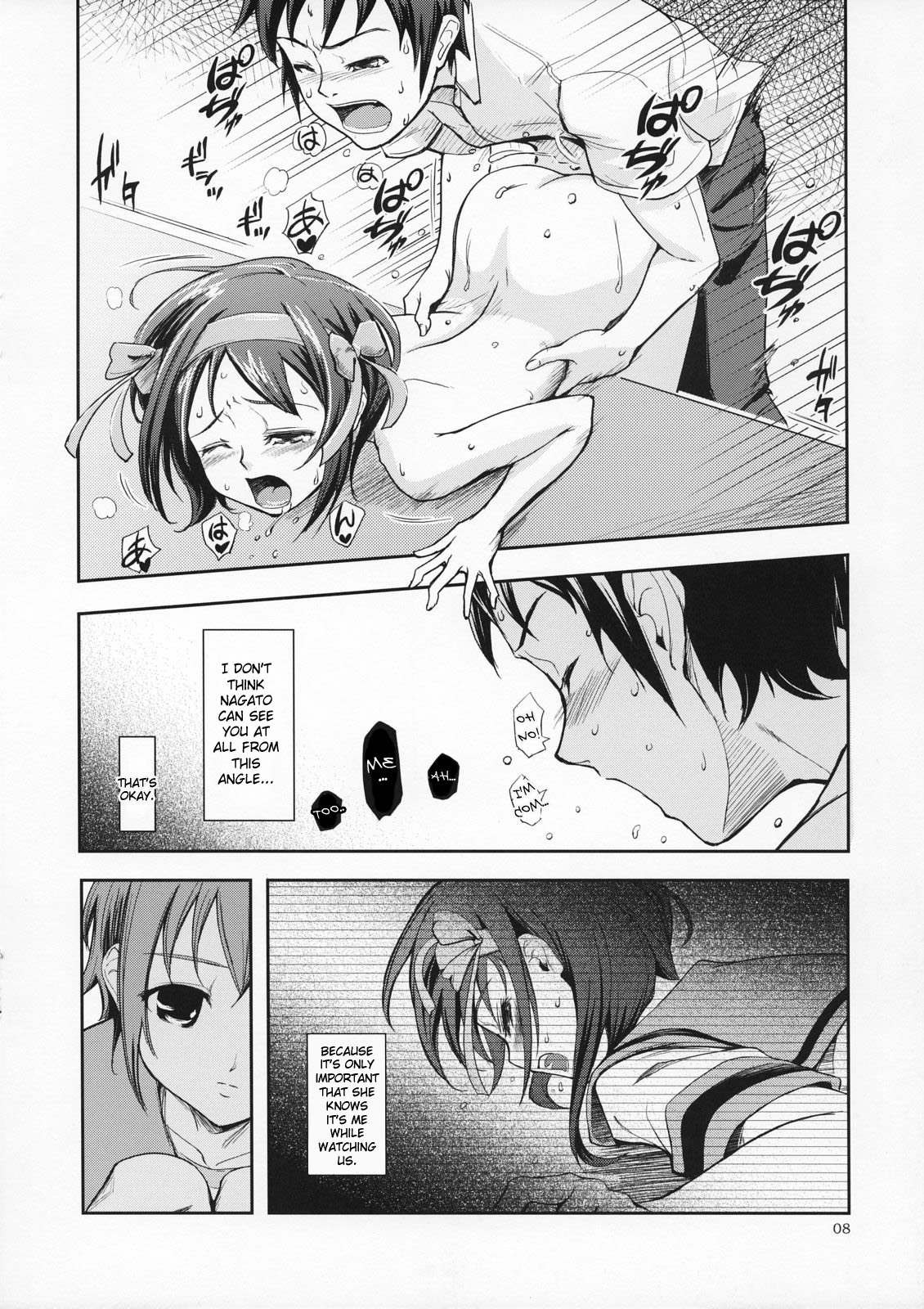 (SC35) [Wechselhaft (Kima-gray)] Real Eyes (The Melancholy of Haruhi Suzumiya) [English] [redCoMet] [Decensored] page 9 full