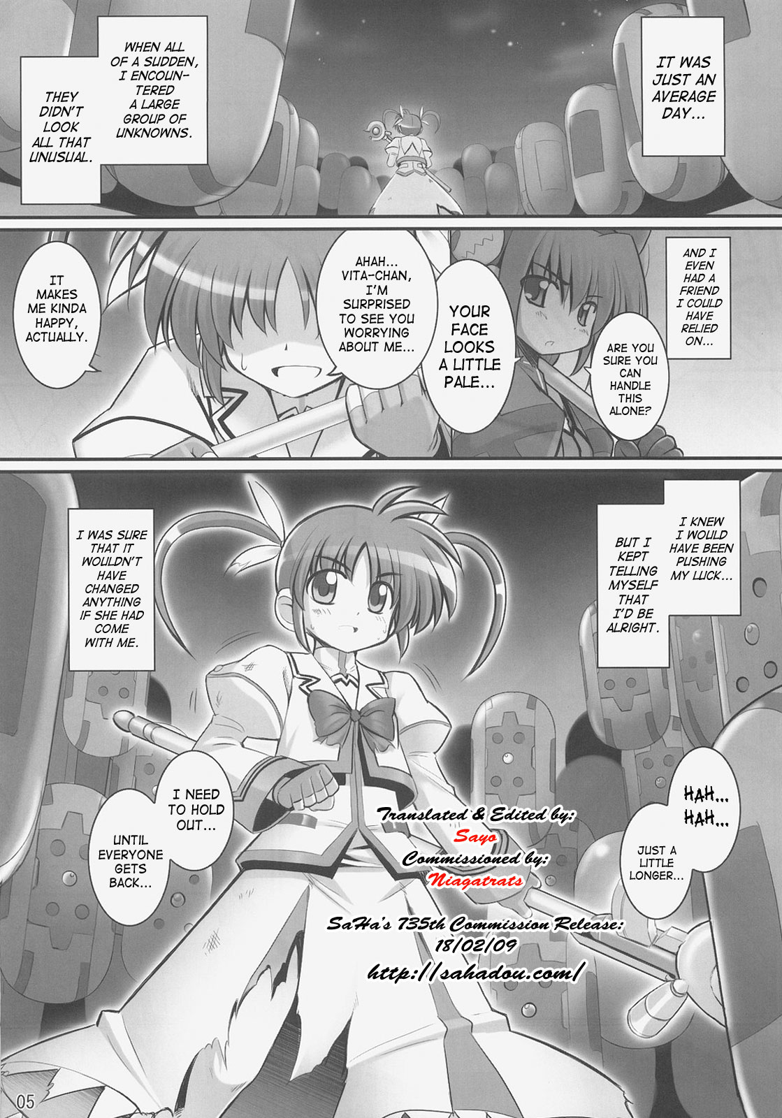 (C72) [RUBBISH Selecting Squad (Namonashi)] RE 05 (Mahou Shoujo Lyrical Nanoha [Magical Girl Lyrical Nanoha]) [English] [SaHa] page 4 full