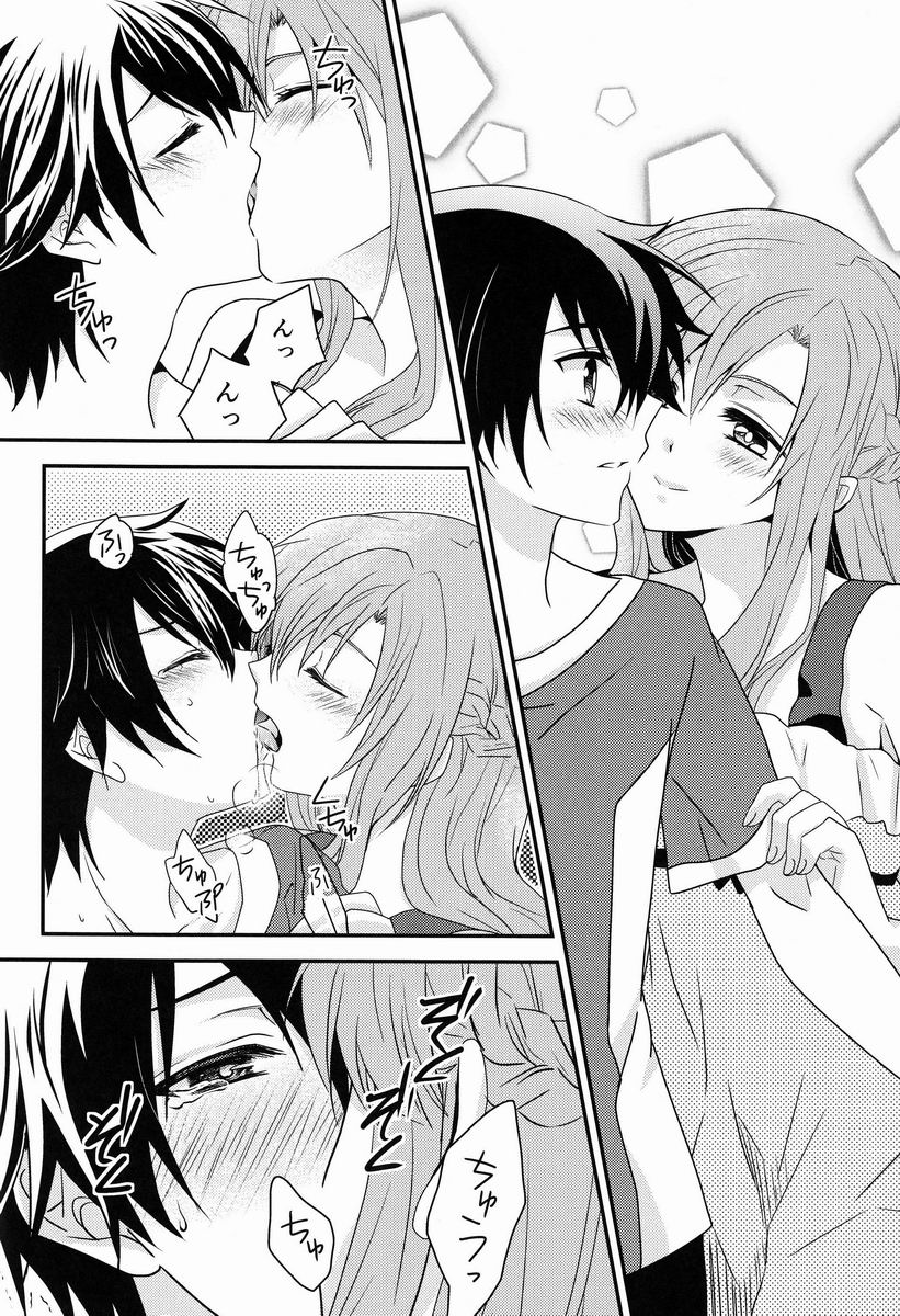 (SPARK7) [Akiya (Suzusawa Aki)] Koisuru Asuna wa Setsunakute Kirito-kun o Omou Totsui Ijiwaru Shichauno (Sword Art Online) page 5 full