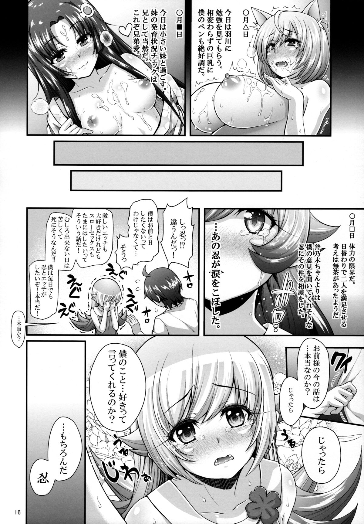 (C88) [Yakumi Benishouga] Pachimonogatari Part 10: Koyomi Diary (Bakemonogatari) page 16 full