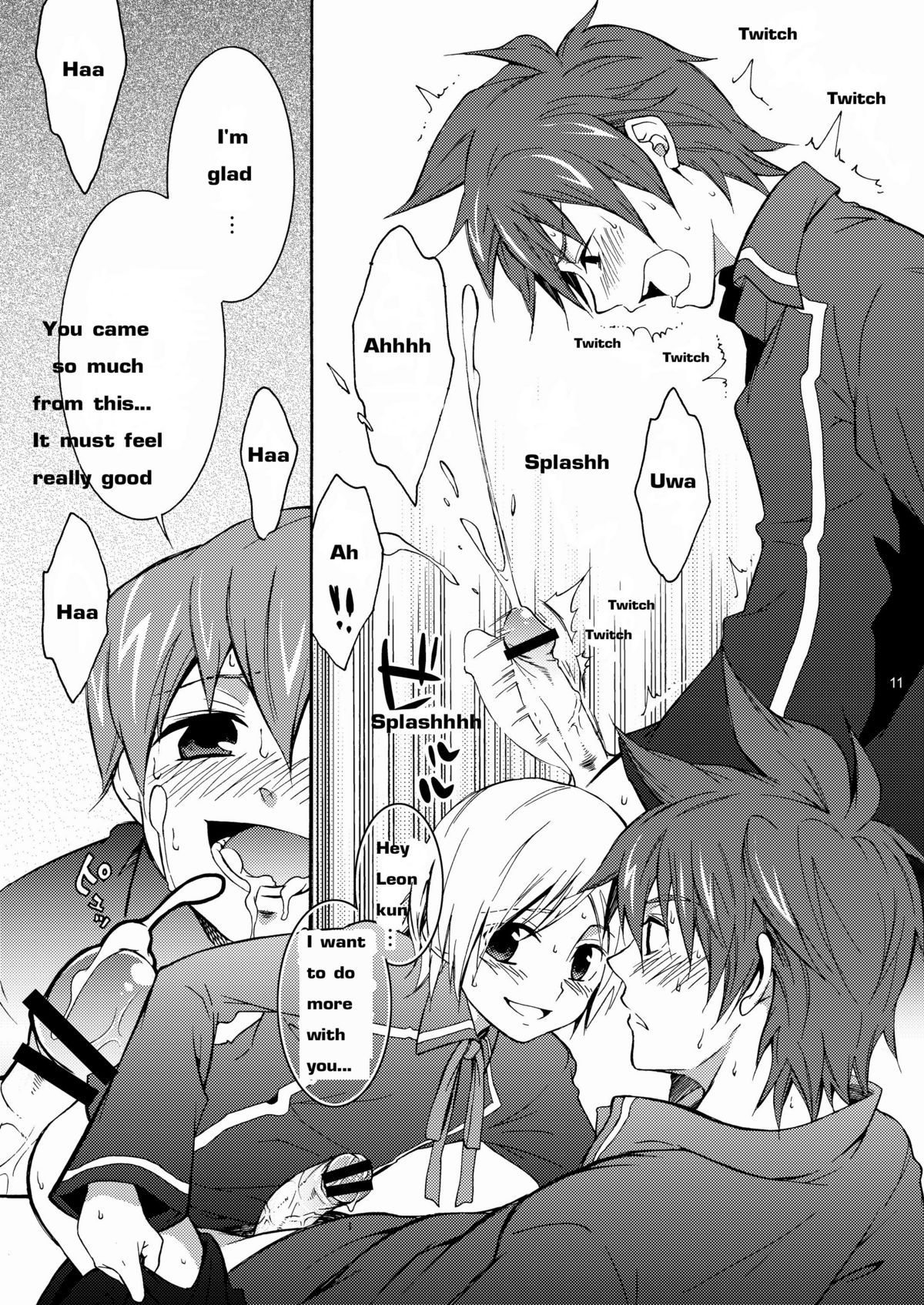 [Panda 4gou (Shimaki Yousuke)] Leon ga Uke na Hon (Quiz Magic Academy) [English] [Leafkun] [Digital] page 10 full