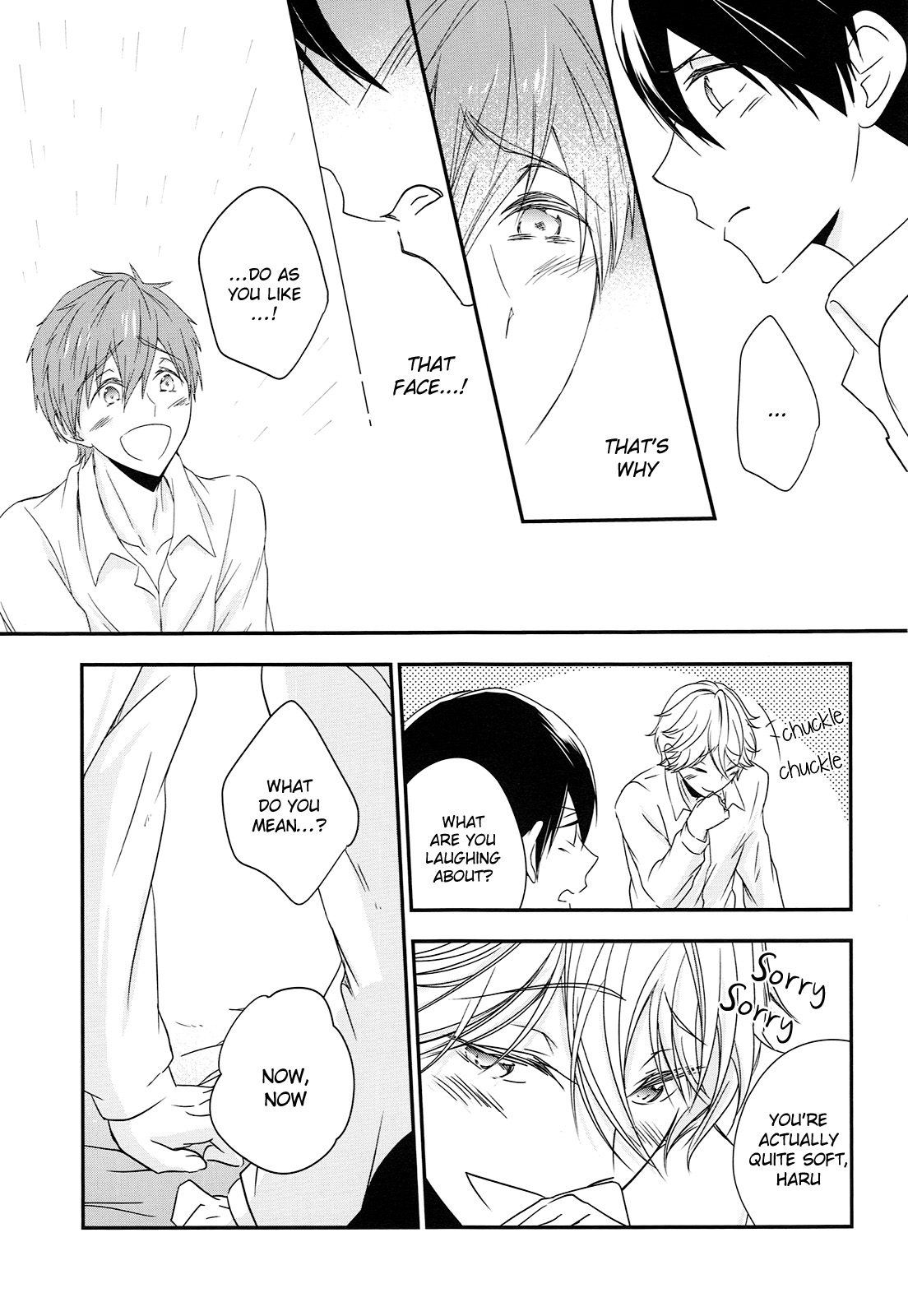 (C87) [B-LUSH (Kaukau)] TRIANGLE FUNCTION ver. DT (High☆Speed! -Free! Starting Days-) [English] [Holy Mackerel] page 26 full