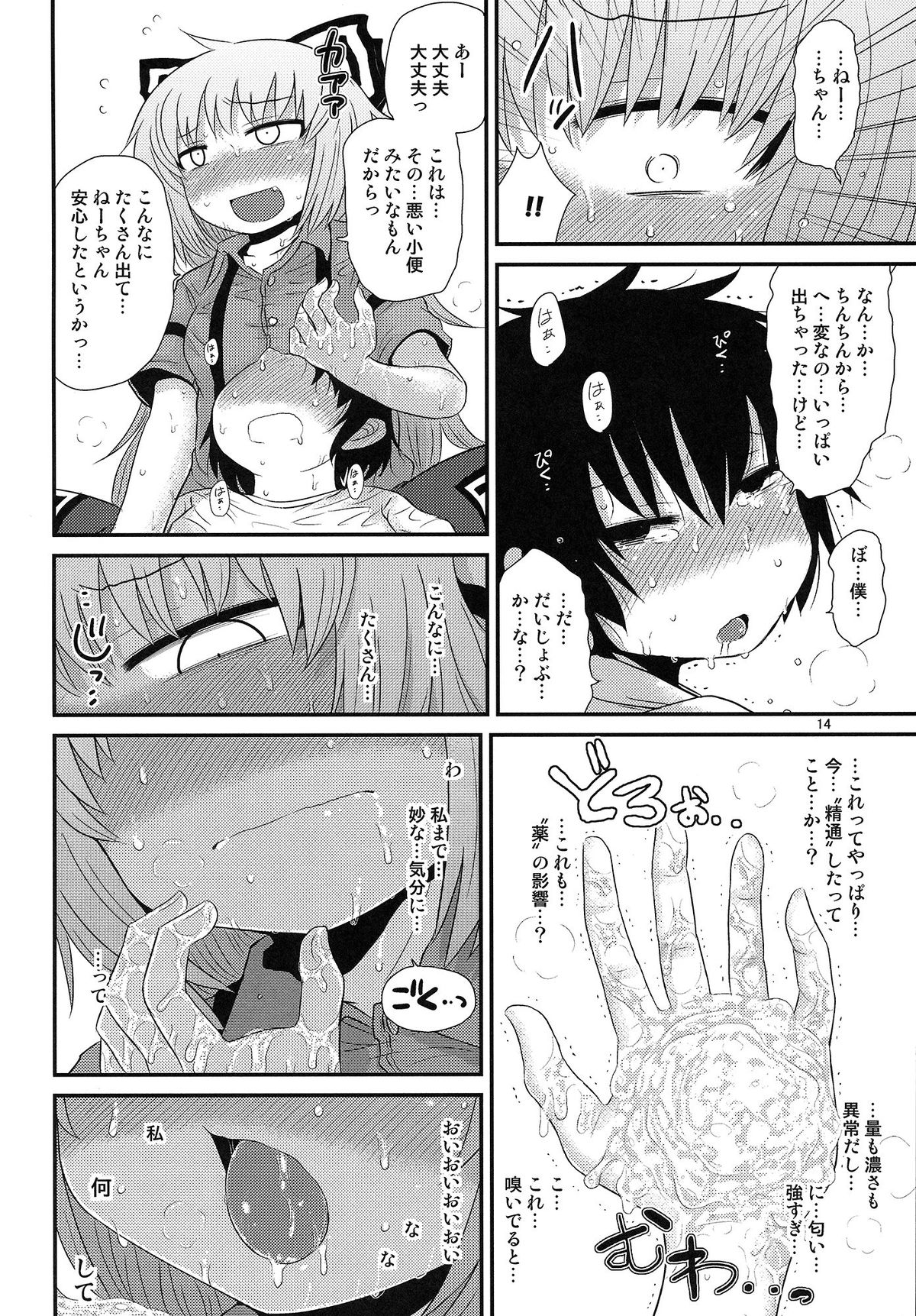 (C86) [Fugudoku (Katou Fuguo)] SURUDAKE Hachi. (Touhou Project) page 14 full