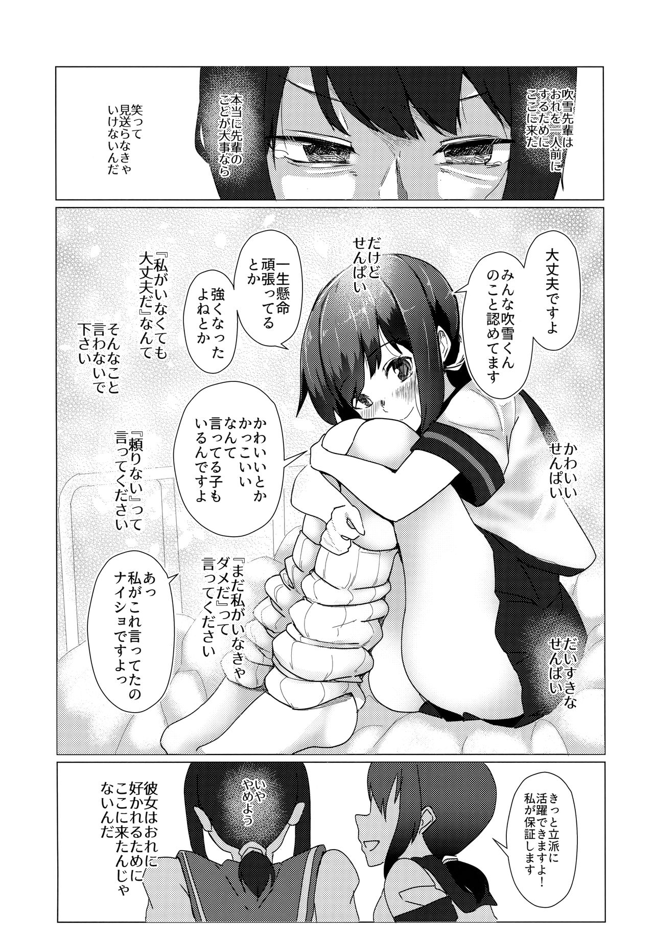 (COMIC1☆15) [Nakayoshi OB/GYN (Matetsu)] Sayounara, Fubuki-senpai - Farewell, Fubuki-senpai (Kantai Collection -KanColle-) page 6 full