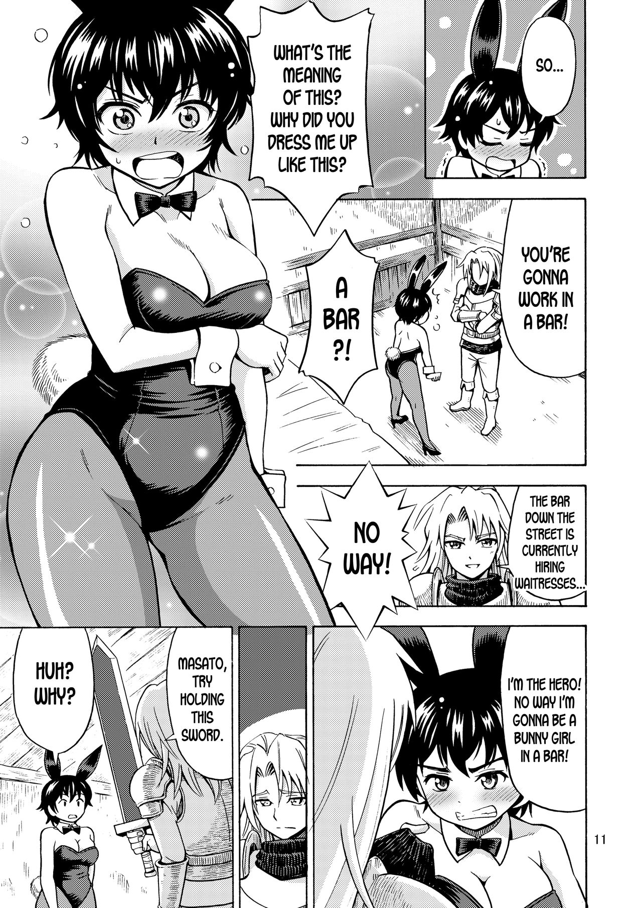 [Yoshida Gorou Shoukai (Yoshida Gorou)] Yuusha wa Onnanoko ni Naru Noroi o Kakerareta! | The Hero Turned into a Girl and Got Cursed! [English] [desudesu] [Digital] page 13 full