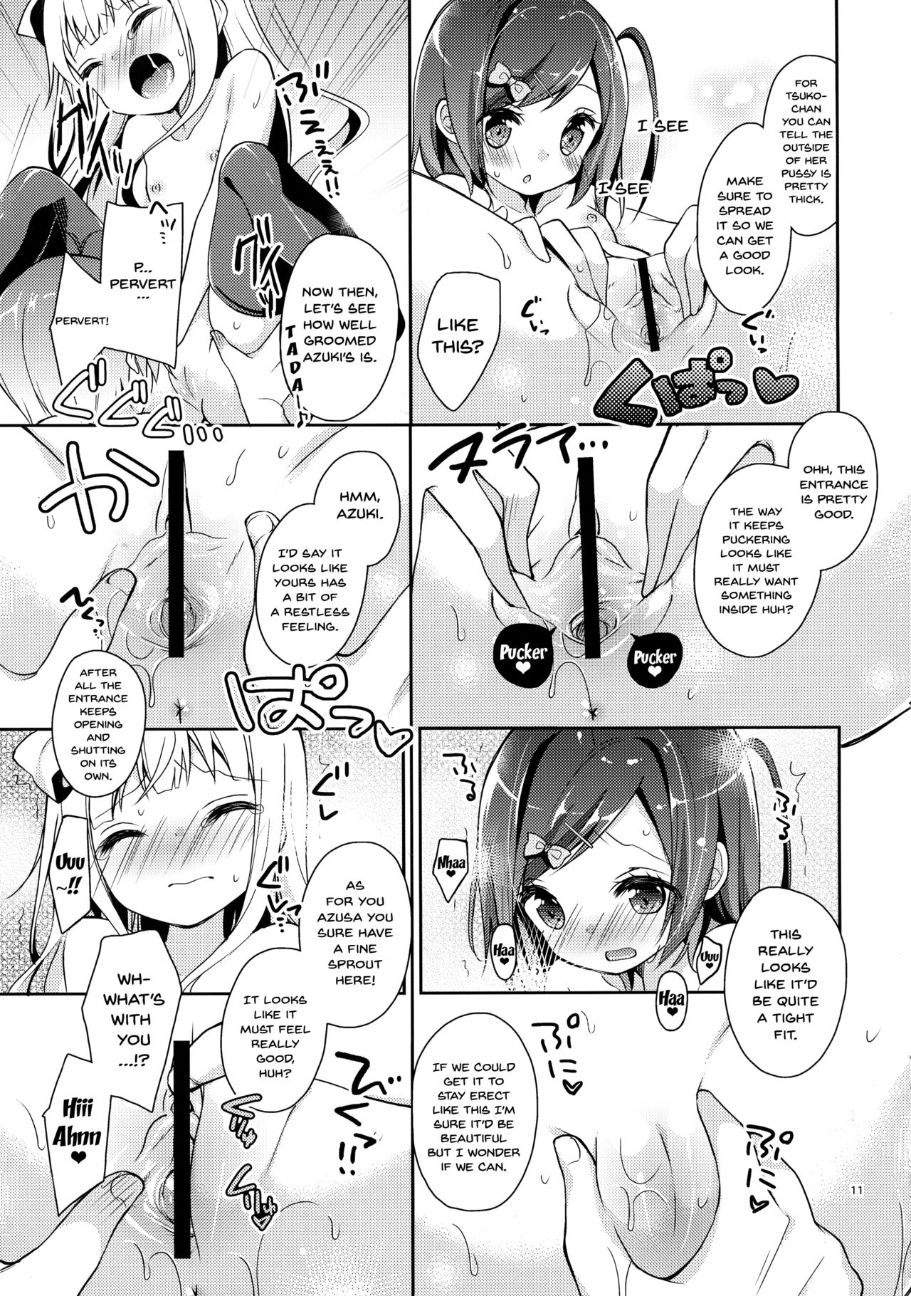 (C84) [Cocoa Holic (Yuizaki Kazuya)] Tsukko-chan to Komame-chan no Shintai o Sumizumi made Shirabe chau Hon (Hentai Ouji to Warawanai Neko) [English] [Doujins.com] page 11 full