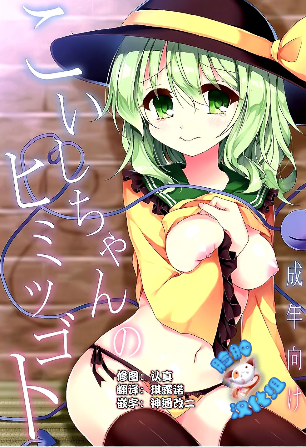 (C89) [Aoirokanata (Shikitani Asuka)] Koishi-chan no Himitsugoto (Touhou Project) [Chinese] [脸肿汉化组] page 1 full