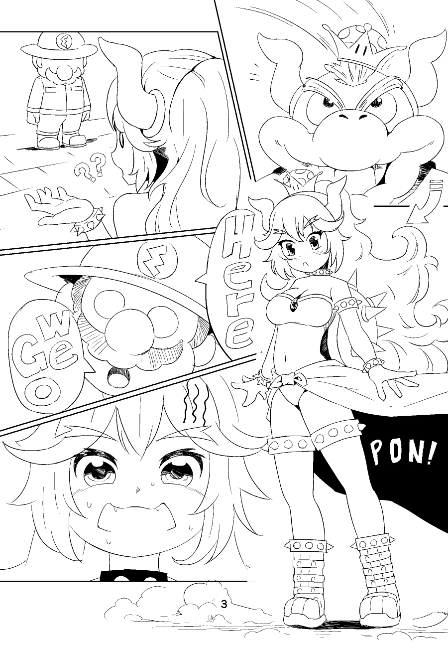 [Getsuyoubi no Brenda (Peat Lock)] Koopa Hime to Teresa Hime no Tekitou Hon (Super Mario Bros.) page 3 full