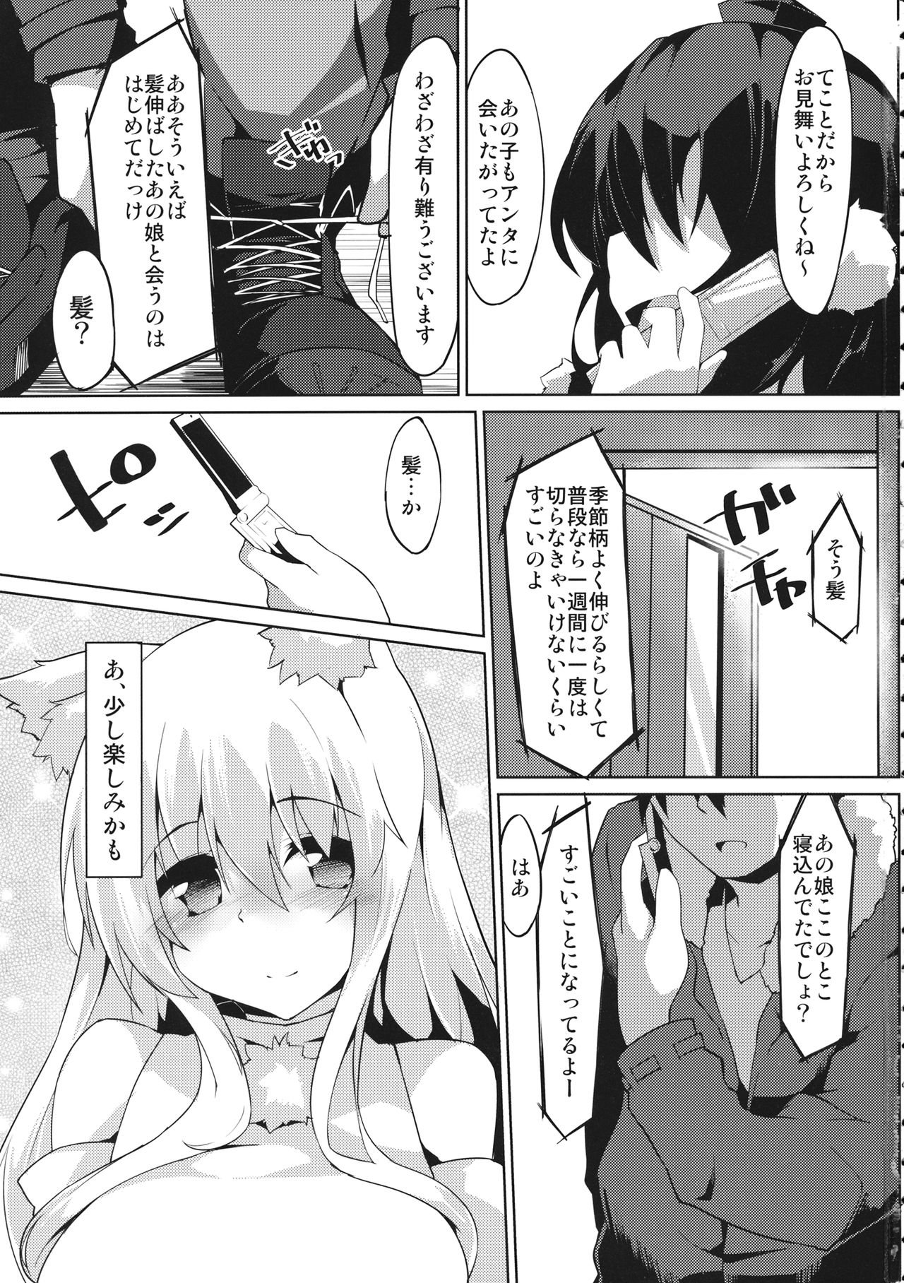 (Reitaisai 13) [Asshuku Koubou (Terazip)] Kazehiki Wanko (Touhou Project) page 2 full