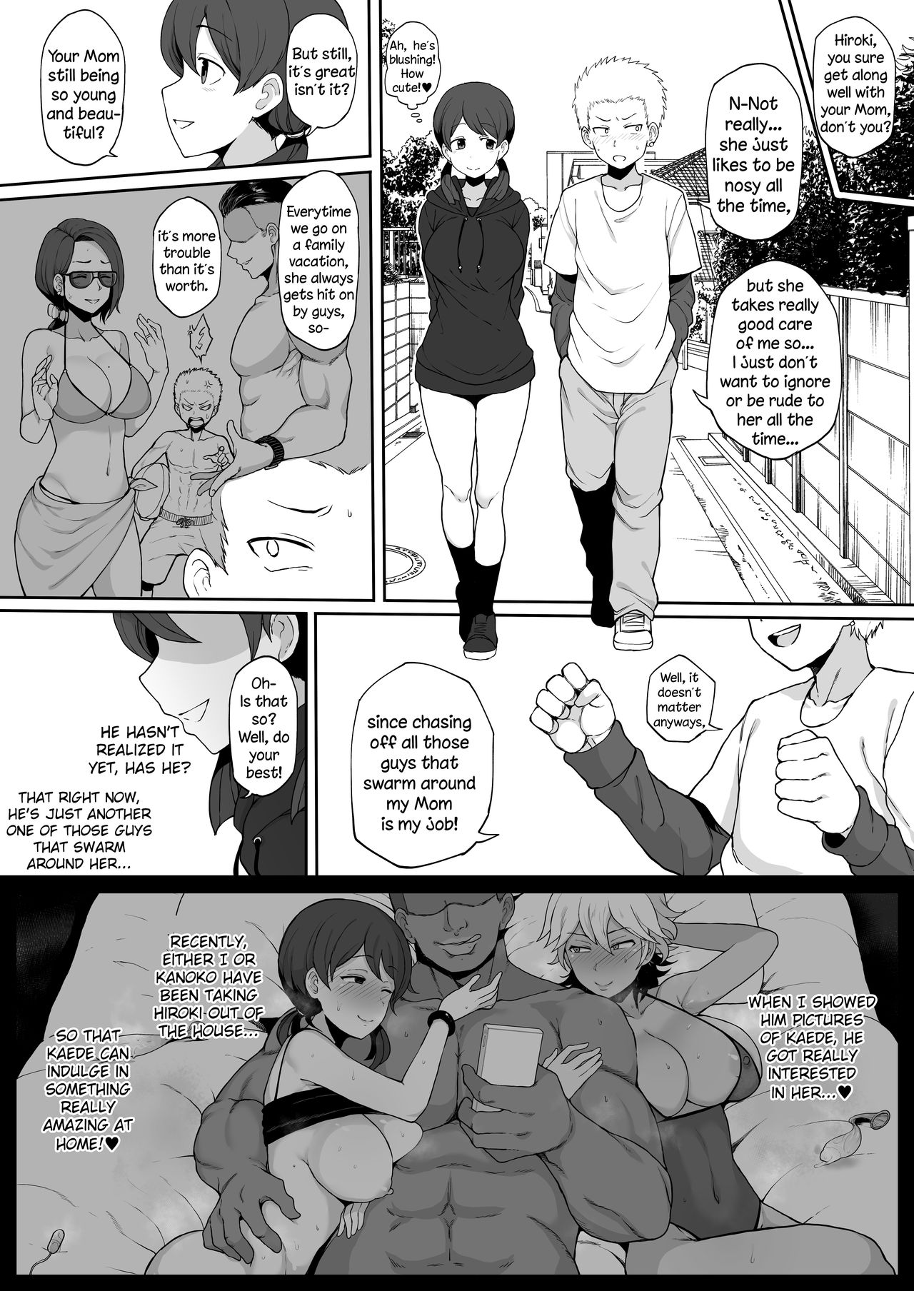 [Terasu MC] Kokujin no Tenkousei ni Haha o NTR ru [English] page 3 full