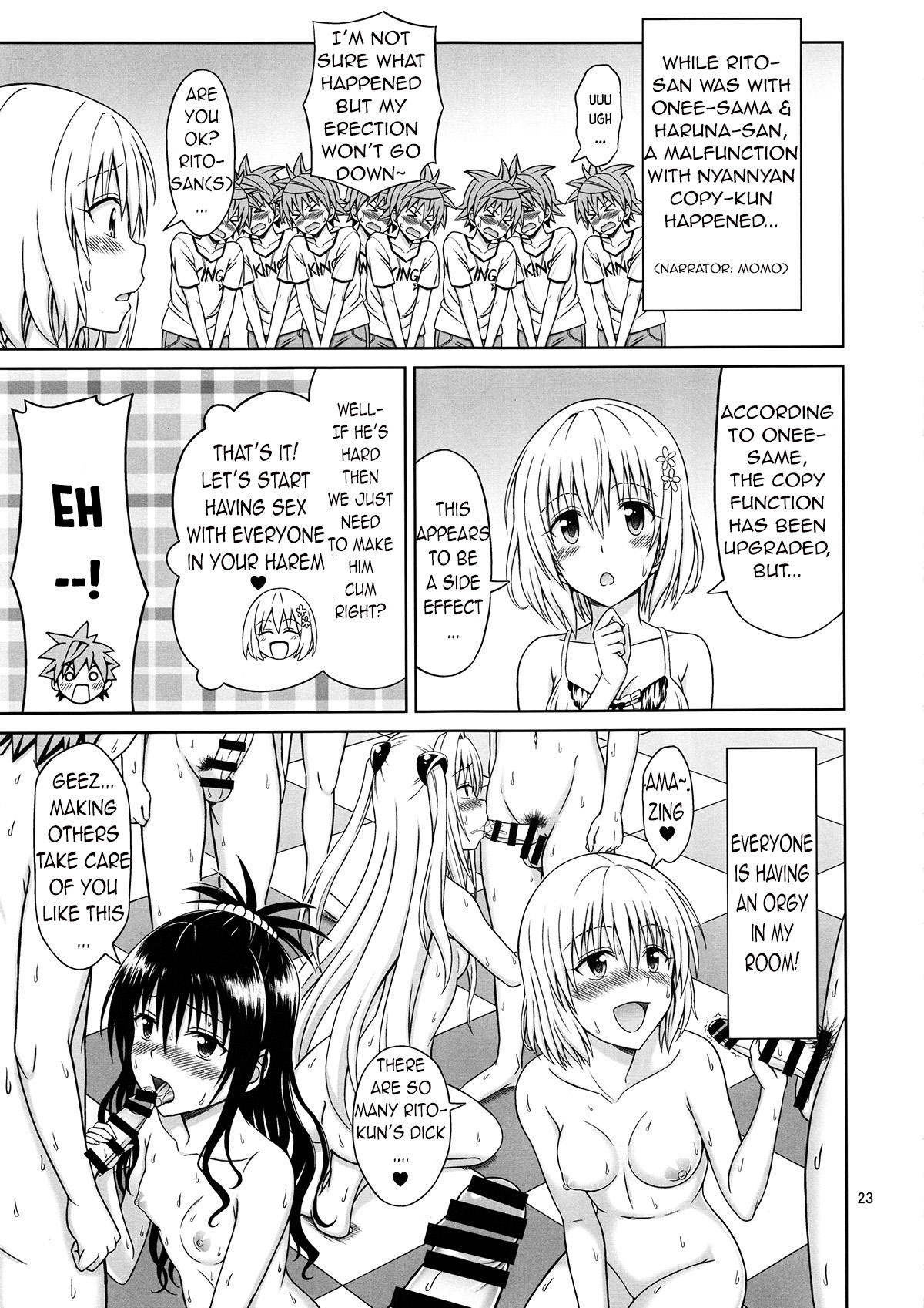 (C92) [Brain Dead (Eiji)] To LOVE-Ru Girls (To LOVE-Ru Darkness) [English] [Dorake V] page 22 full