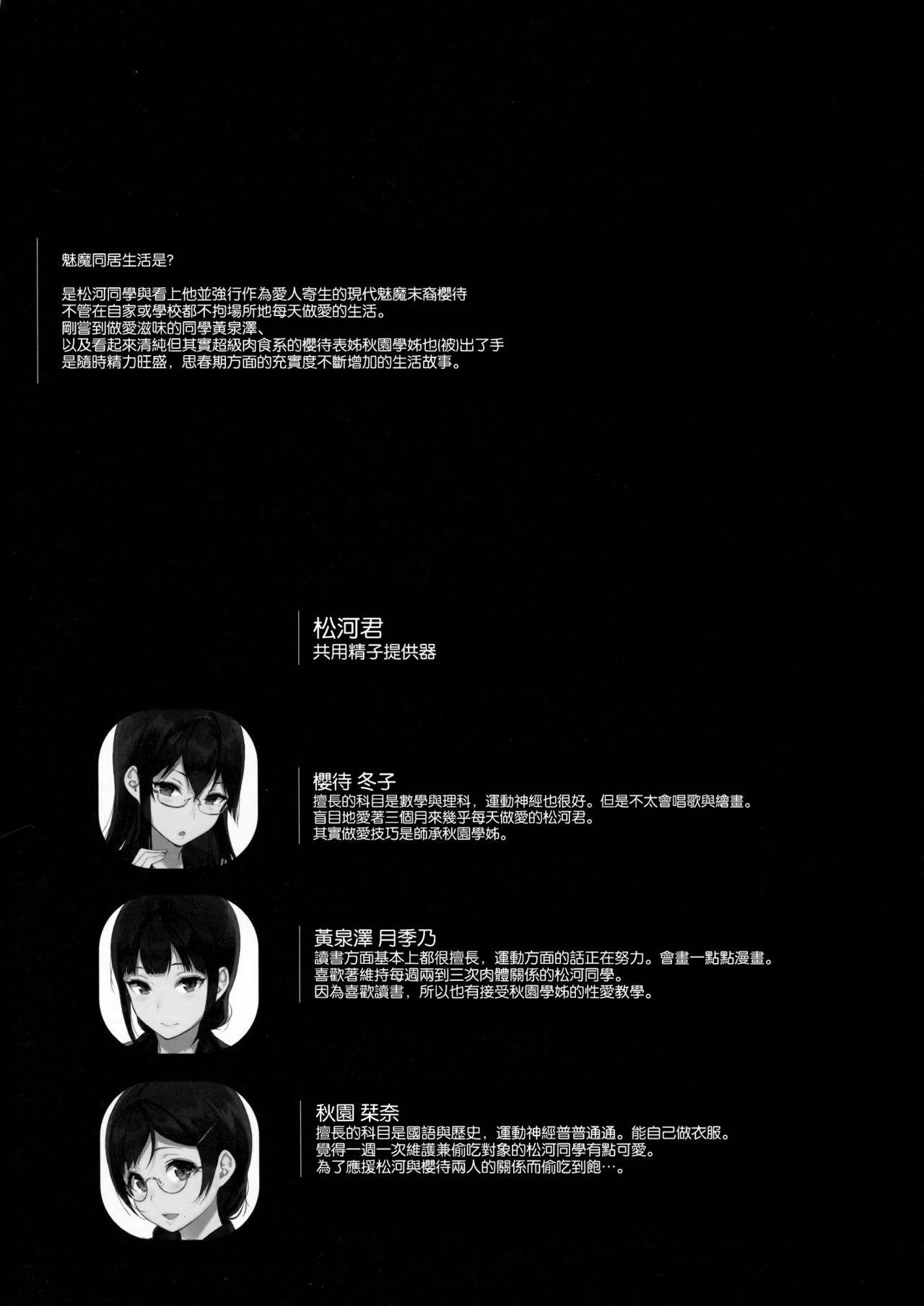 (C91) [NANIMOSHINAI (Sasamori Tomoe)] Succubus Stayed Life 5 [Chinese] [空気系☆漢化] page 4 full