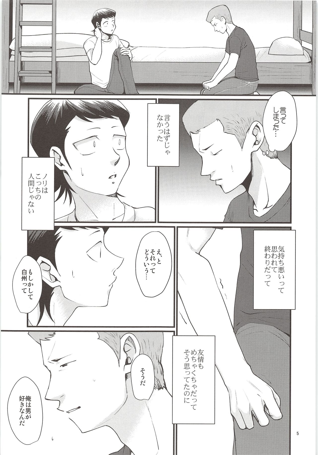 (C89) [DreamingAnt (Ninose)] Yuuwaku (Daiya no Ace) page 4 full