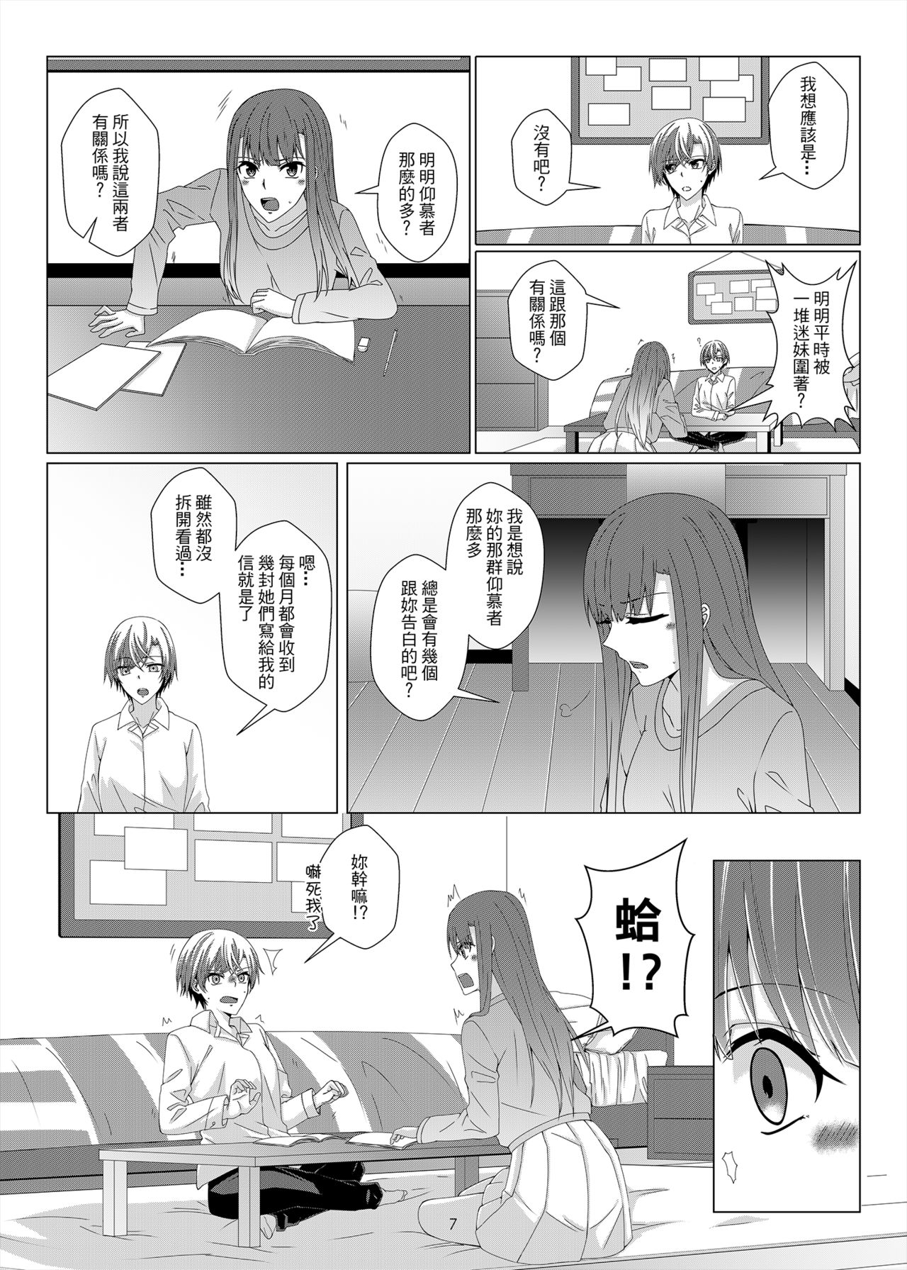 [Kudamonoichizu (Kurokawa Rikuu)] 感情遲鈍的女友和為此困擾的我 [Chinese] [Digital] page 6 full