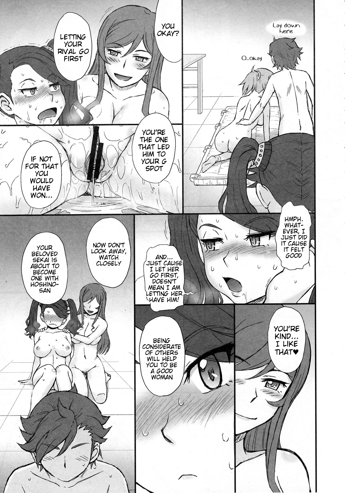 (C87) [Moon Ruler (Tsukino Jyogi)] Try Try Try!! (Gundam Build Fighters Try) [English] [Tigoris] page 14 full