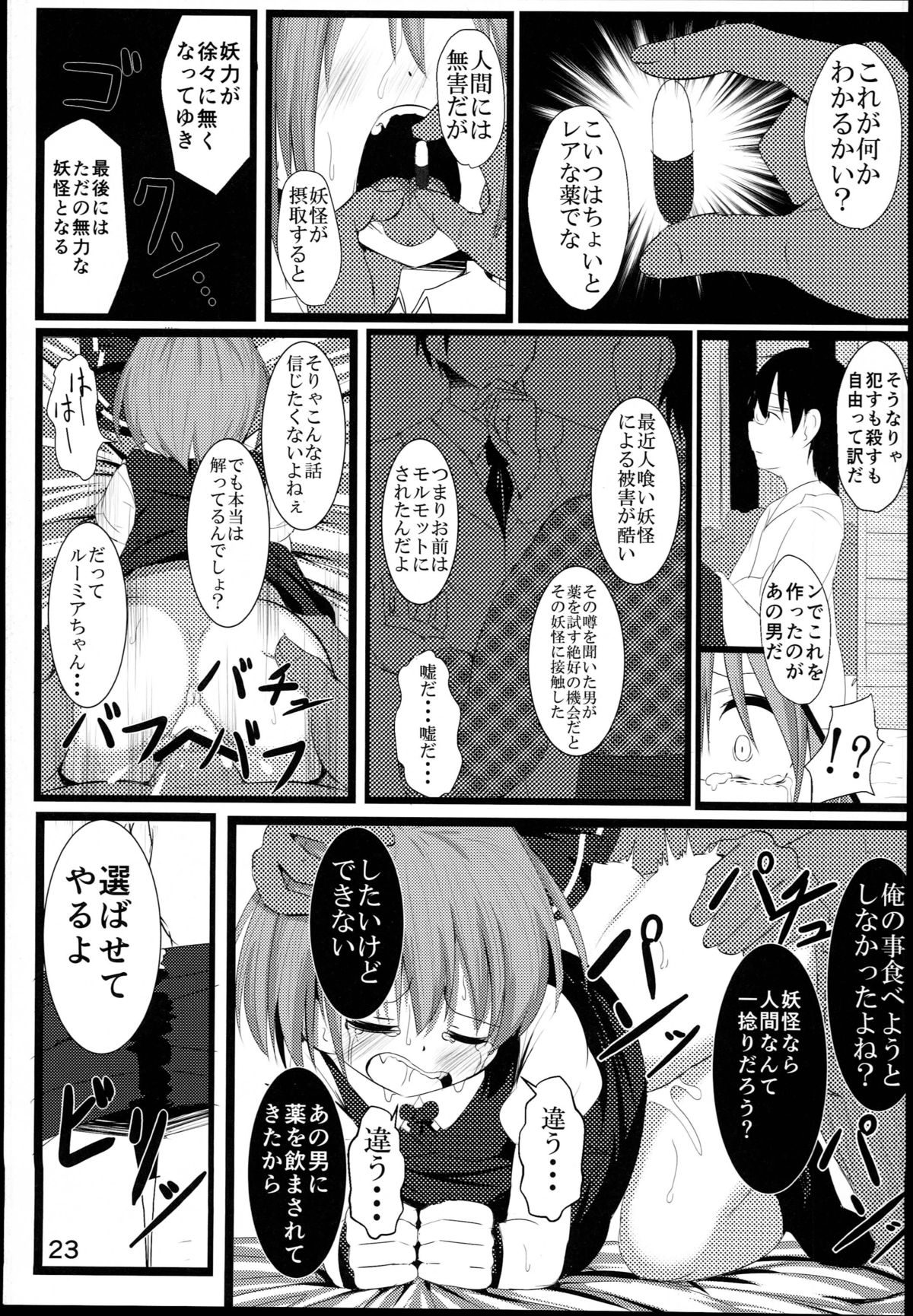 (Shuuki Reitaisai) [Lolimate (Niisan)] Makkurayami na Mirai (Touhou Project) page 22 full