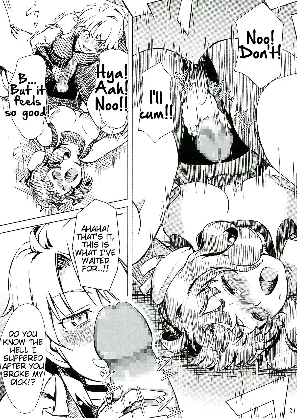 (C85) [Orange Peels (Ore P 1-gou)] Futanari!! Oudou | Futanari champion road [English] {Tigoris} page 21 full