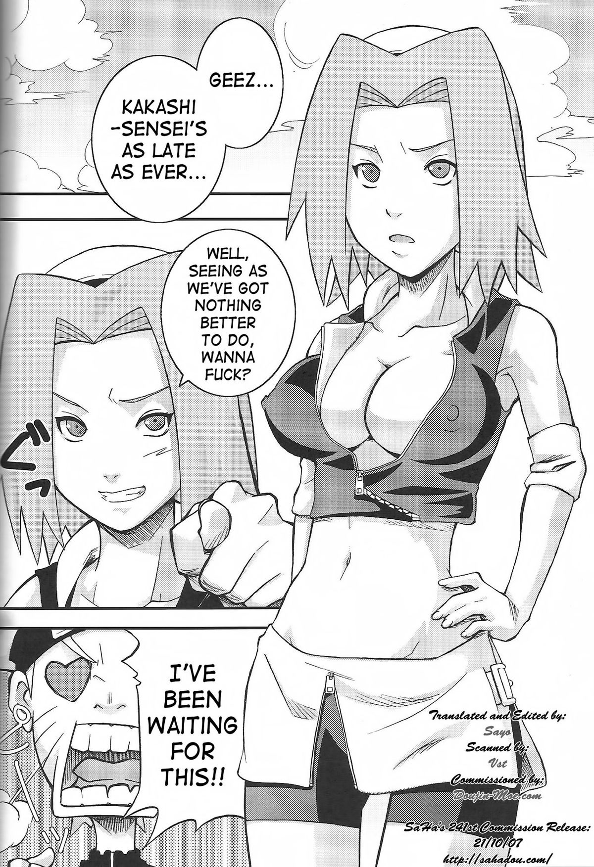 (SC35) [Karakishi Youhei-dan Shinka (Kanenomori Sentarou, Sunahara Wataru)] Go Tesei Ikka [Handmade Family] (Naruto) [English] [SaHa] page 5 full