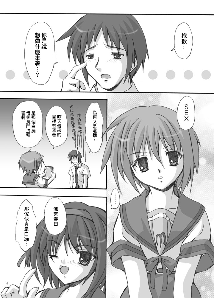 (C70) [FASTEST LAP (Mio)] Verification (The Melancholy of Haruhi Suzumiya) [Chinese] [零食汉化组] page 4 full