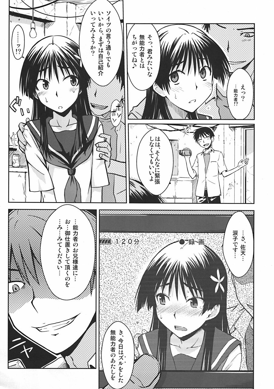 (C78) [Aspergillus (Okara)] Saten Ruiko no Kakushigoto (Toaru Kagaku no Railgun) page 8 full
