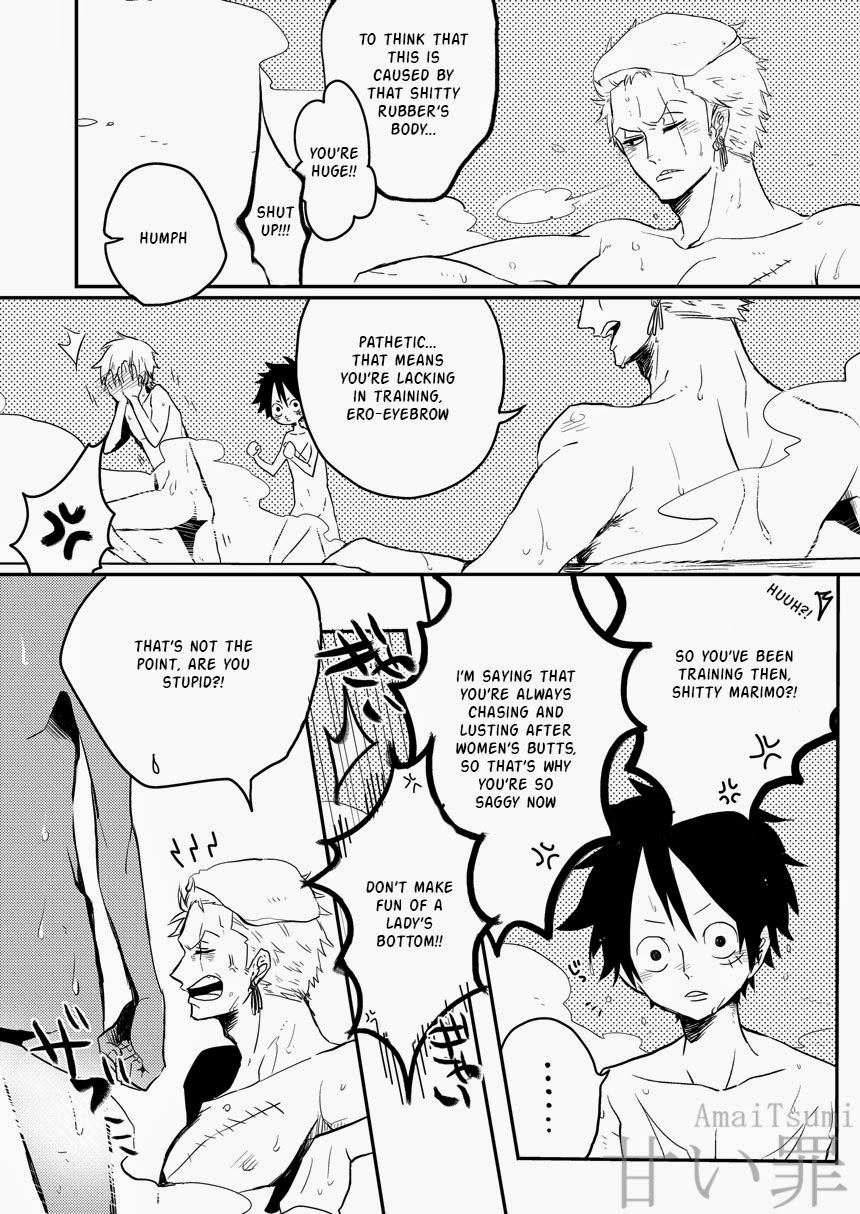 Monster Trio: In The Bath (One Piece) [English] page 5 full