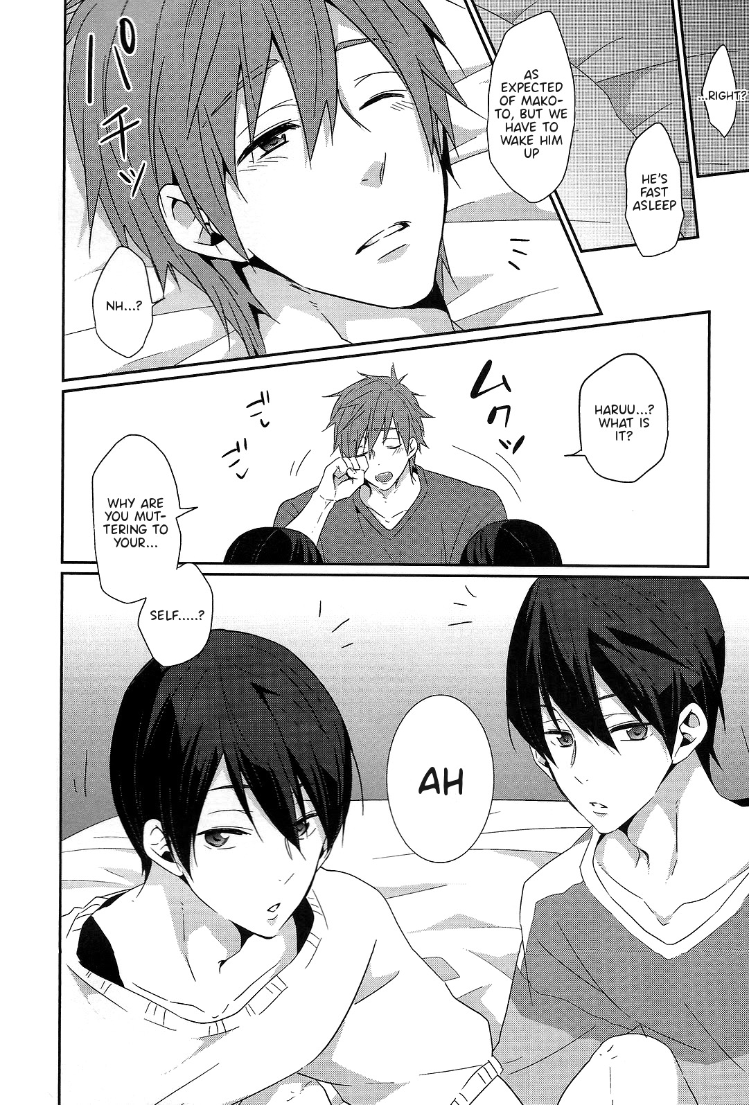 (Renai Jiyuugata! Osaka Taikai 2) [KH. (Yuki)] Ryote ni Haru. | A Haru in Both Hands. (Free!) [English] {Anneioux} page 2 full