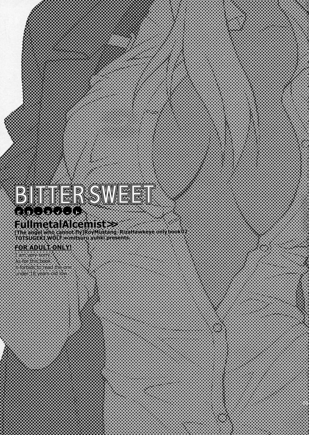 (C66) [Totsugeki Wolf (Yuuki Mitsuru)] BITTER SWEET (Fullmetal Alchemist) page 3 full