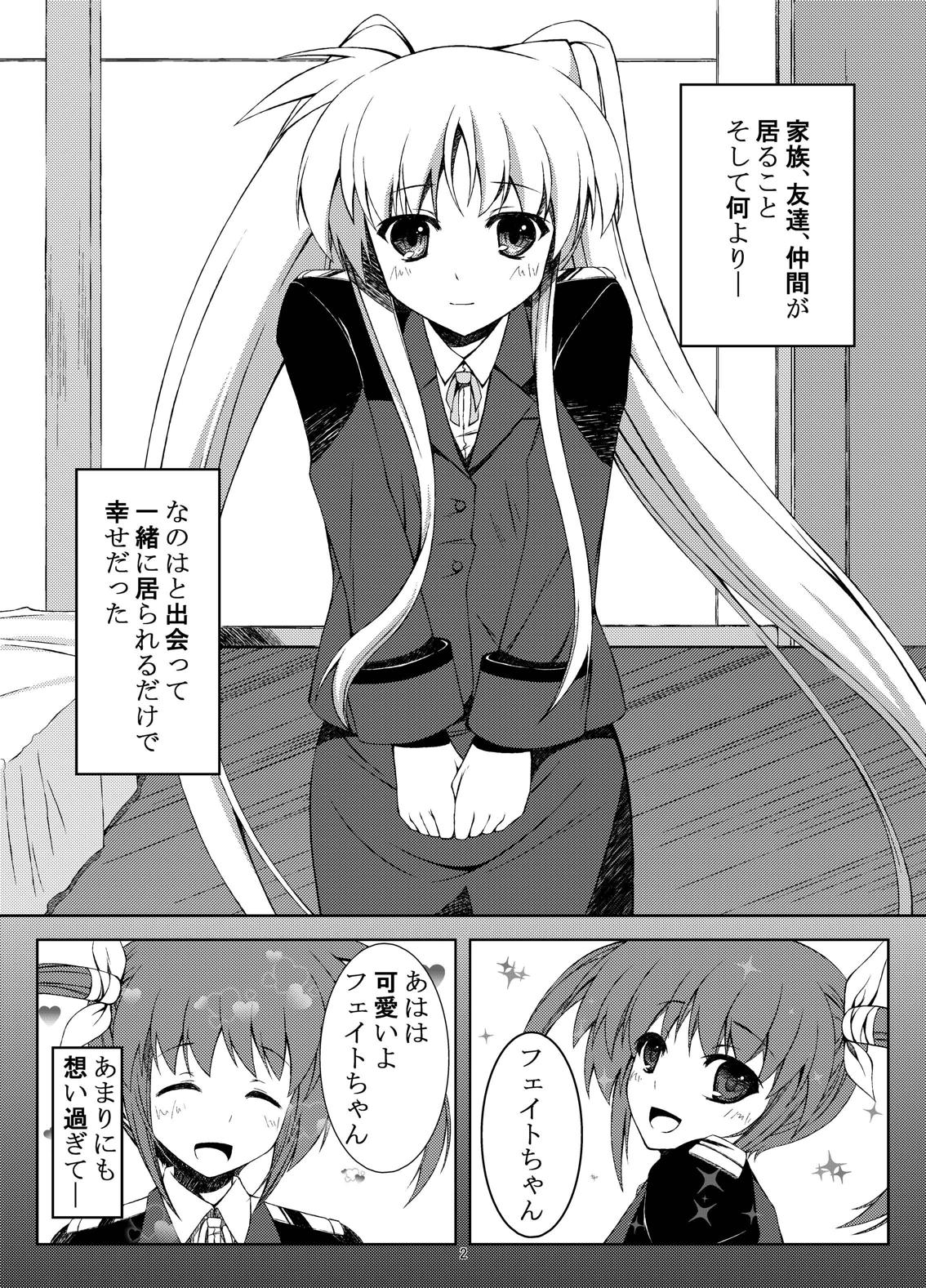 [Ichigo Batake (Aoi Itigo)] Hentai Fate-chan no Nikka (Mahou Shoujo Lyrical Nanoha) [Digital] page 2 full