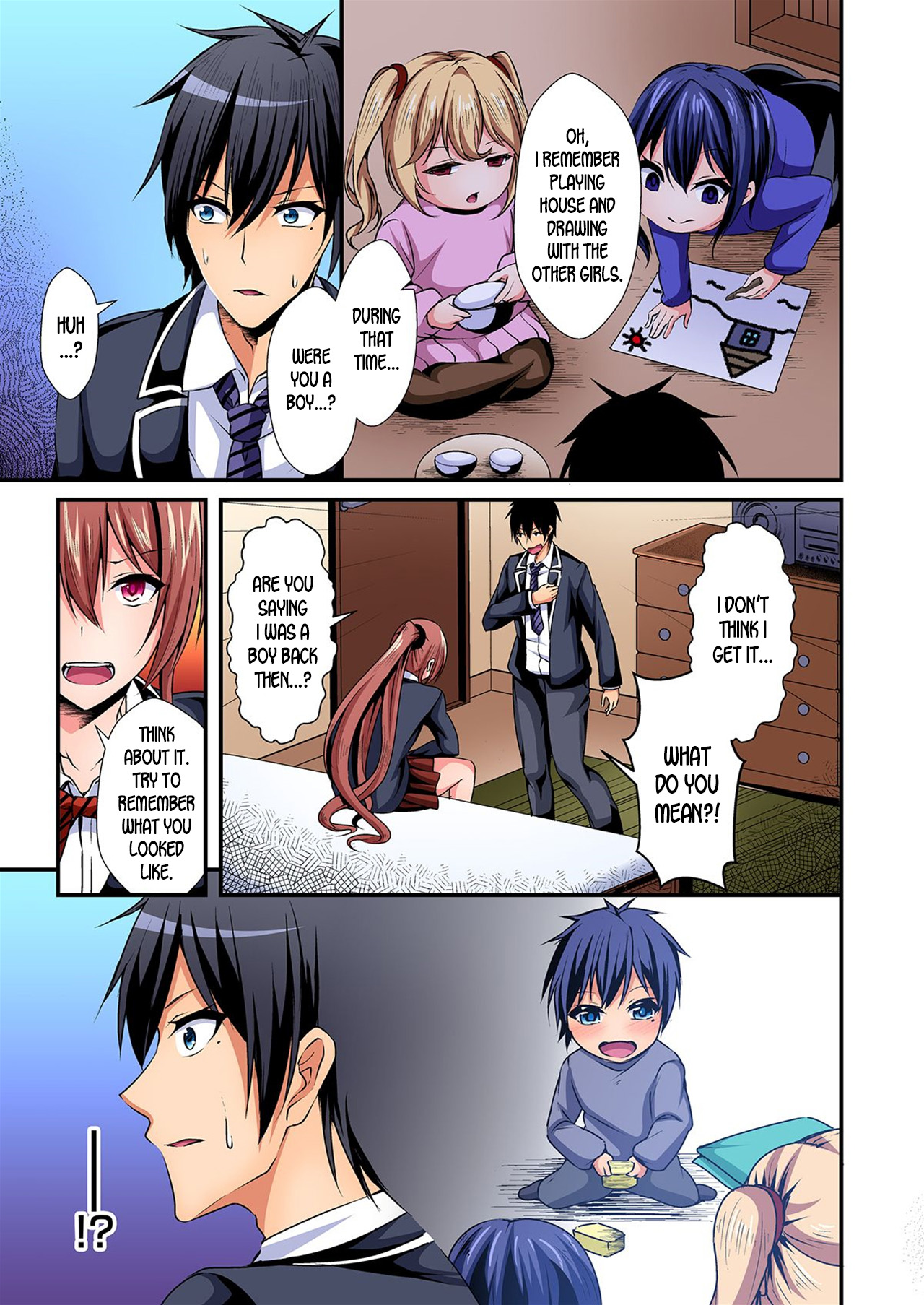 [Suishin Tenra] Switch bodies and have noisy sex! I can't stand Ayanee's sensitive body ch.1-5 [desudesu] page 104 full