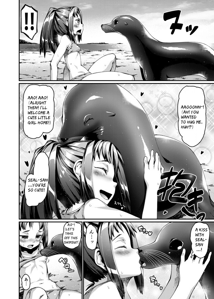 [Nenemaru] Ashika no Harem ni Mazarikonda Shoujo no Tenmatsu | A Young Girl's Account of Mingling in a Sea Lion's Harem [English] [Moosealert] [Decensored] page 2 full