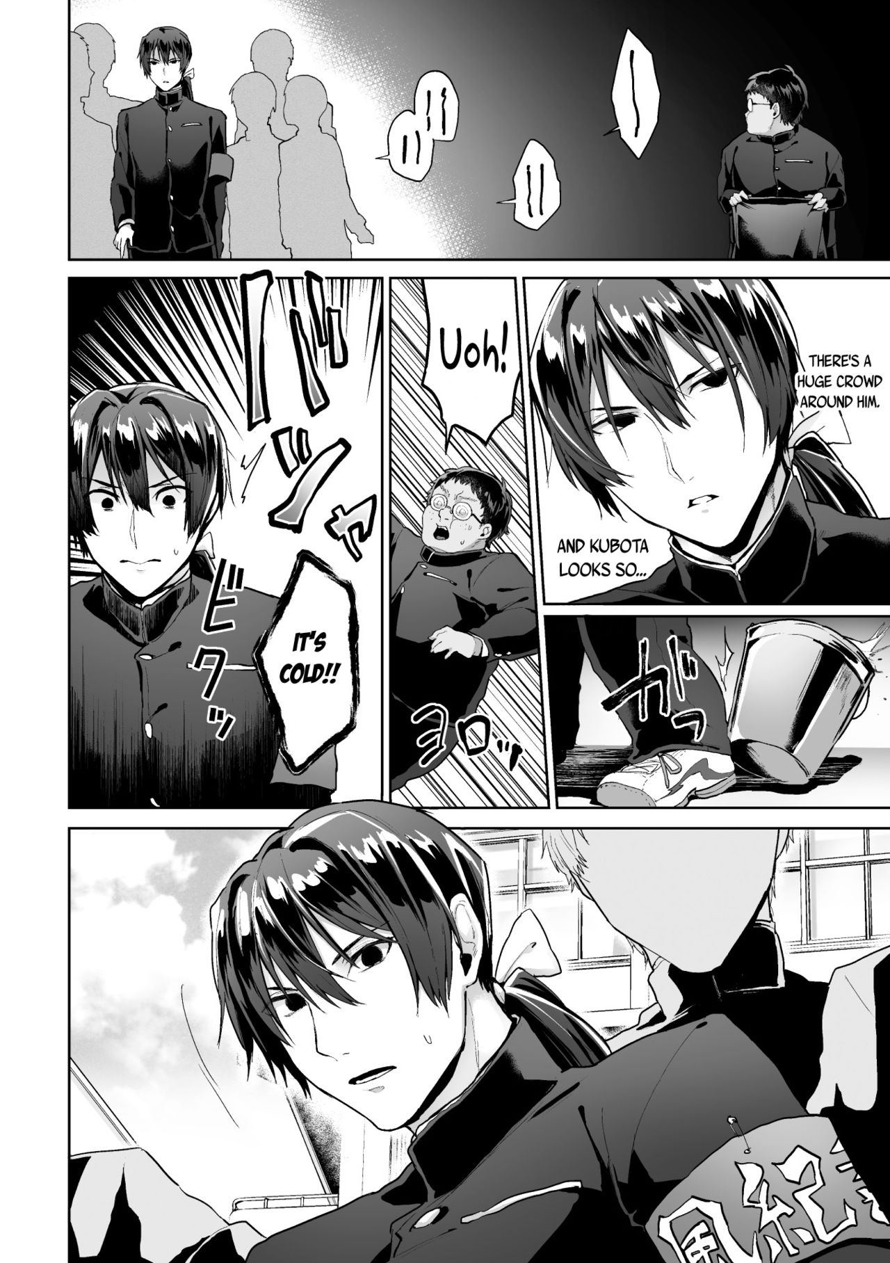 [Yamada Kou] Zenkou Seito Akogare no Fuuki Iinchou ga Dosukebe Maso Datta no Daga!? Ch. 3 [English] [MintVoid] [Digital] page 4 full