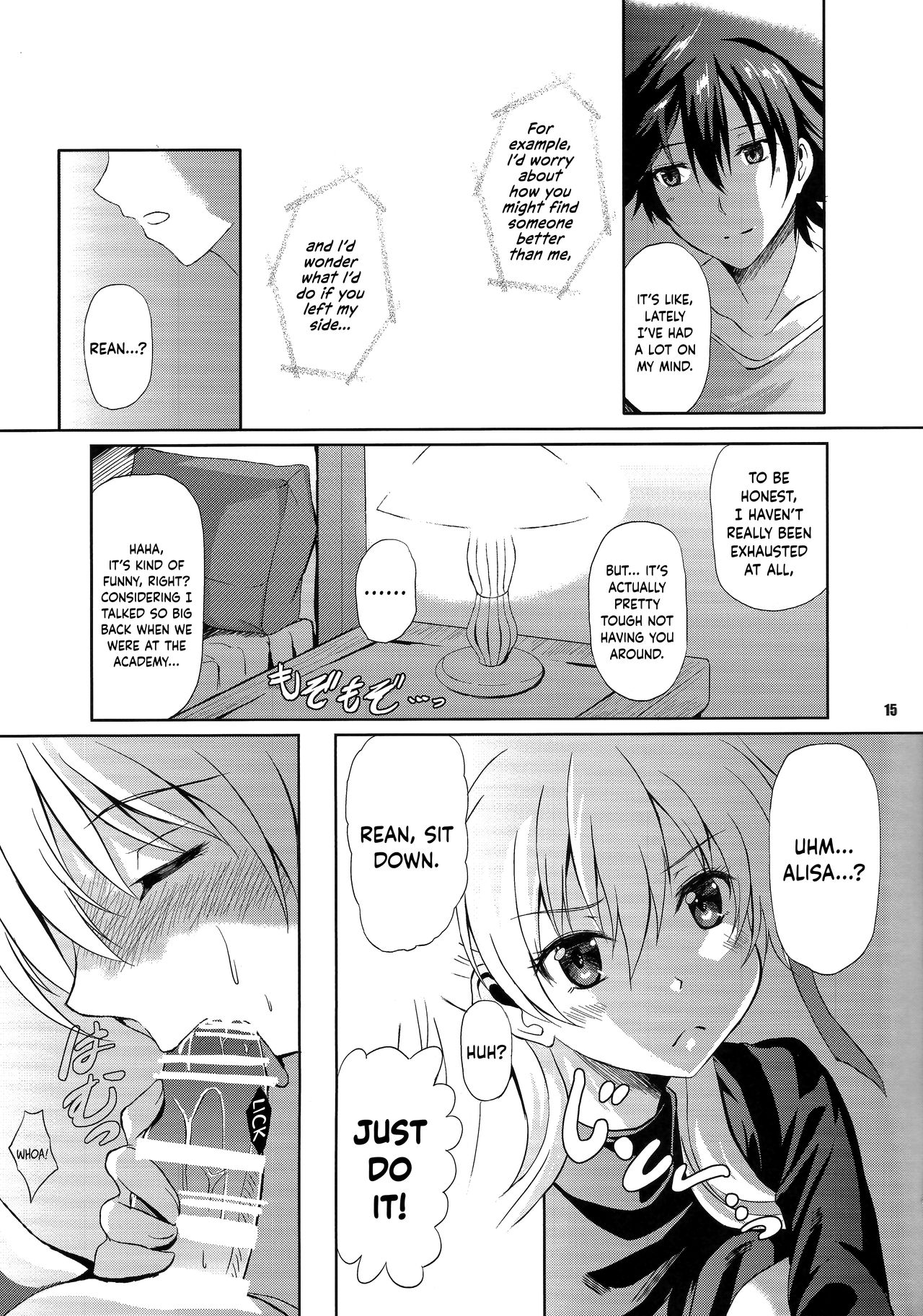 (C89) [The Seventh Sign (Kagura Yuuto)] Haiiro no Kishi no Ichiban Amai Kyuujitsu (The Legend of Heroes: Trails of Cold Steel) [English] {Hennojin} page 14 full