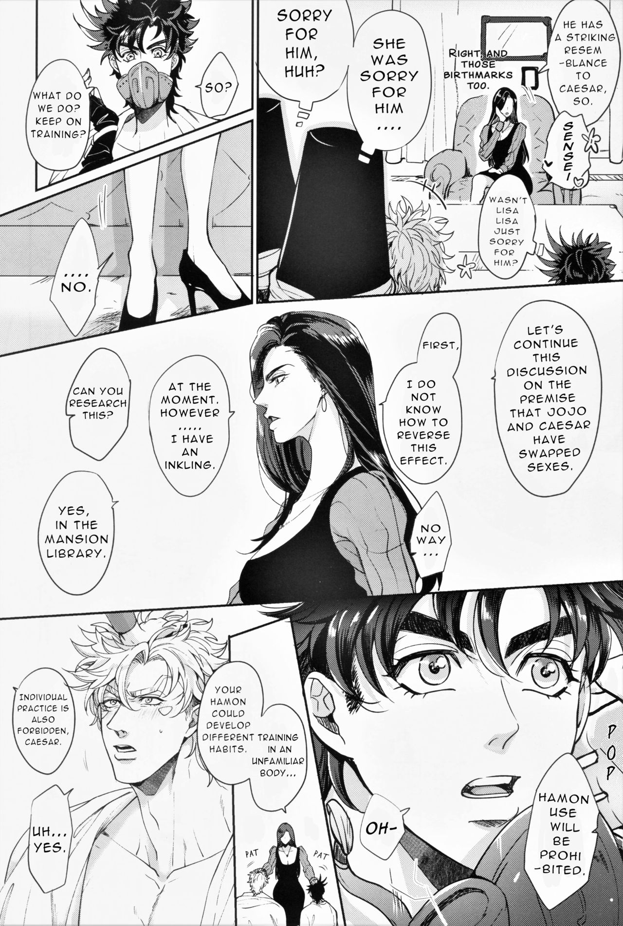 (The World 16) [EGONERI (Gota)] Ore no Onna! 3 | My Woman! 3 (JoJo's Bizarre Adventure) [English] page 8 full