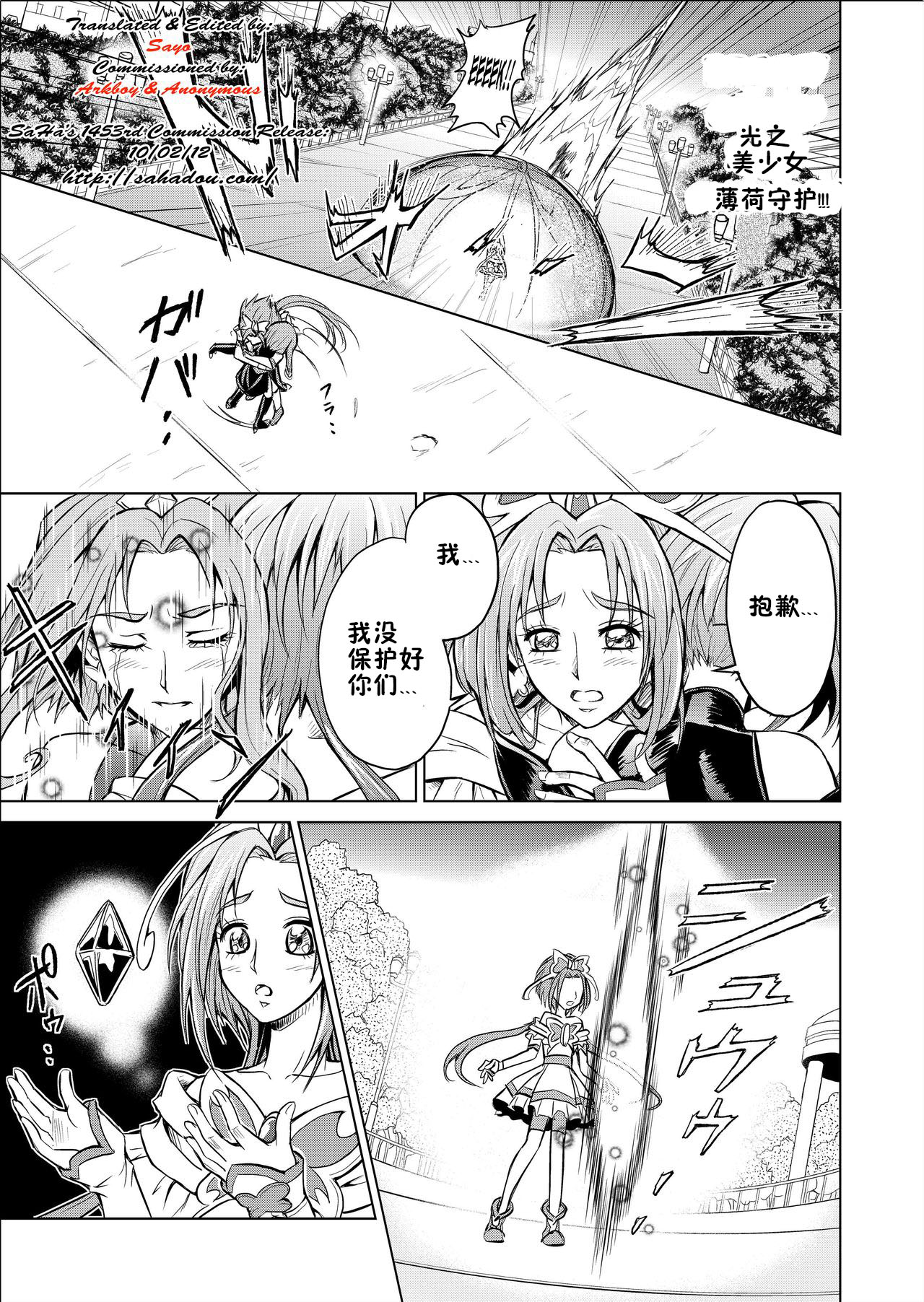 [MACXE'S (monmon)] Mou Hitotsu no Ketsumatsu ~Henshin Heroine Kairaku Sennou Yes!! Precure 5 Hen~ Daisanwa | Another Conclusion 3 (Yes! Precure 5)  [Chinese] [十字路口的恶魔个人汉化] page 3 full