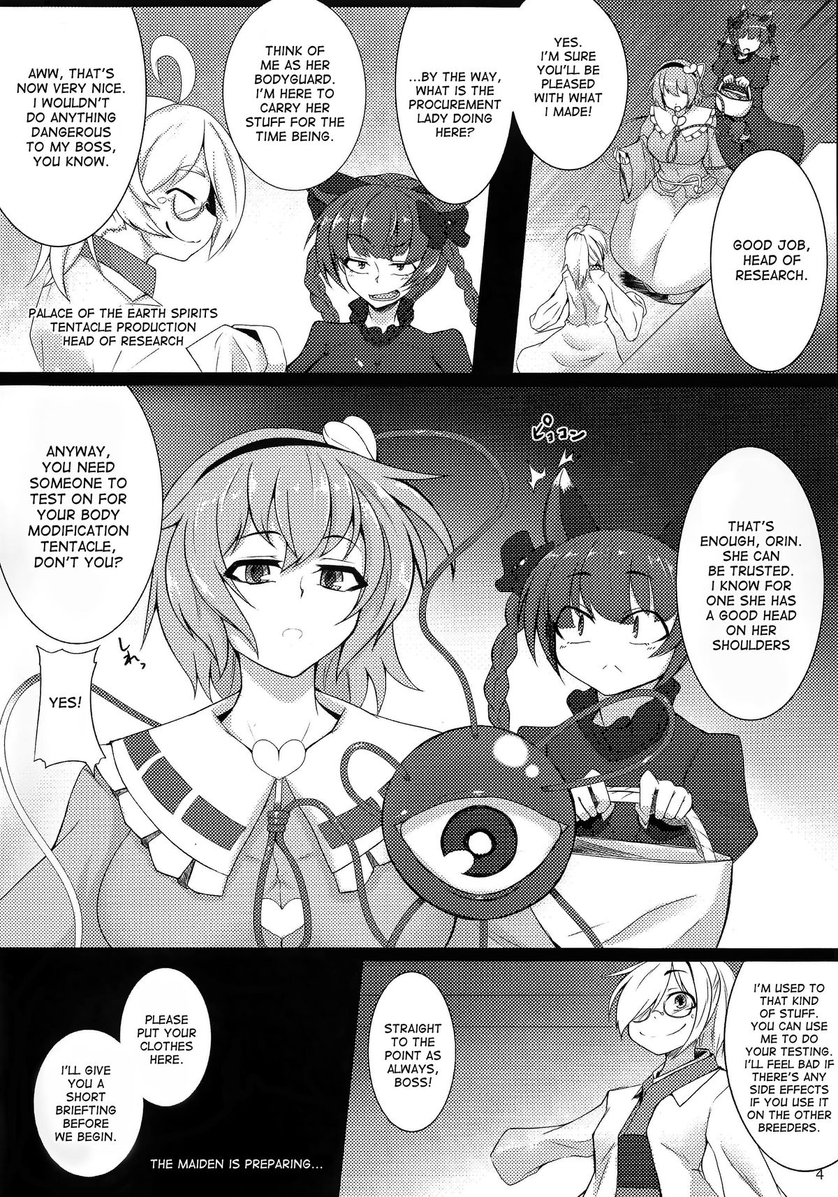 (Reitaisai 11) [Hadairo Rooibos Tea (Pandain)] Shokushu Chireiden 2 ~Satori Kakuchou Kaihatsu~ (Touhou Project) [English] [desudesu] page 3 full