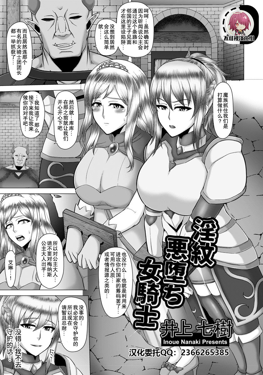 淫紋悪堕ち女騎士[Chinese]【不可视汉化】 page 1 full