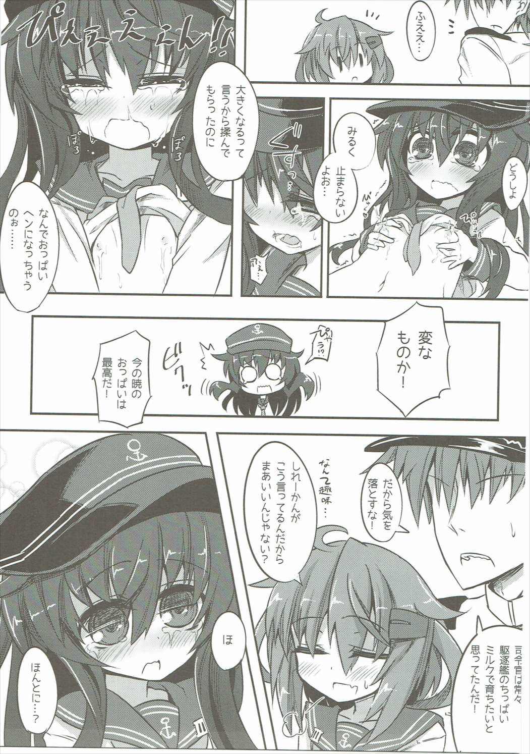 (C87) [Shinobi Rocket (Sasamashin)] Akatsuki & Ikazuchi no Dairoku Kuchikumiruku! (Kantai Collection -KanColle-) page 16 full