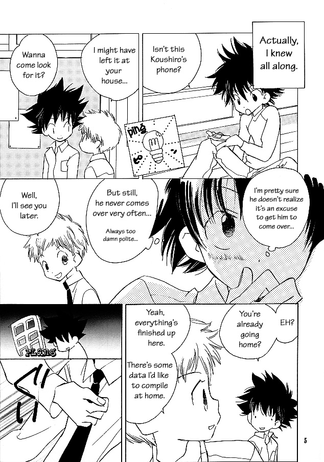[SUMMER CHILD (Gin Kemeko)] Magic Mirror Kiss (Digimon Adventure) [English] [lelenaa] page 4 full