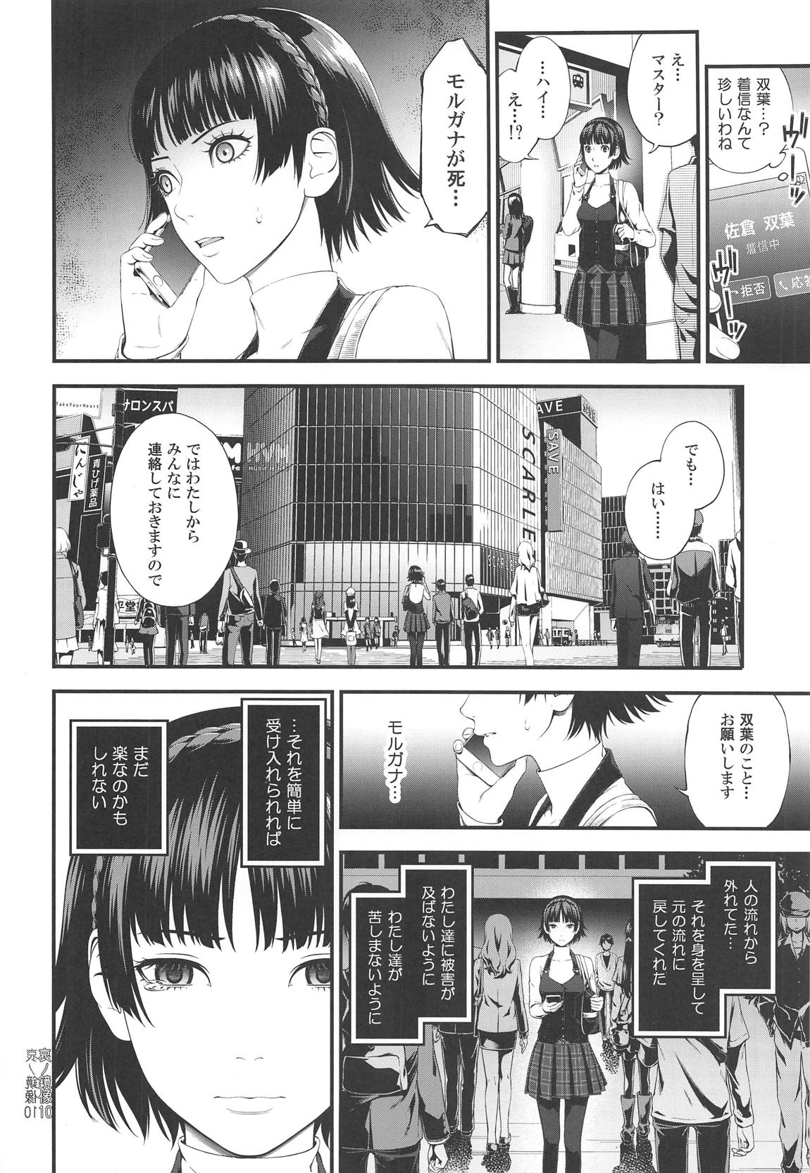 (C95) [3 Colors Corona (Suzuki Hinomi)] Ai no Kyouzou (Persona 5) page 9 full