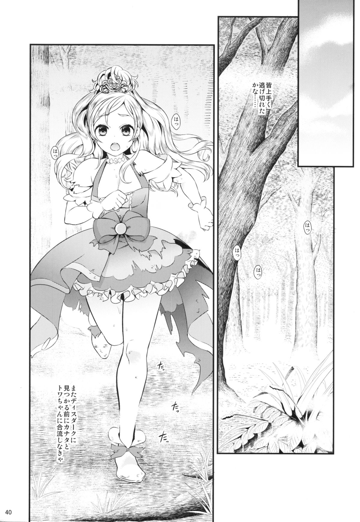 (C88) [Yamada Ichizoku. (Fukurokouji, Mokyu)] Seidorei Senki (Go! Princess PreCure) page 40 full