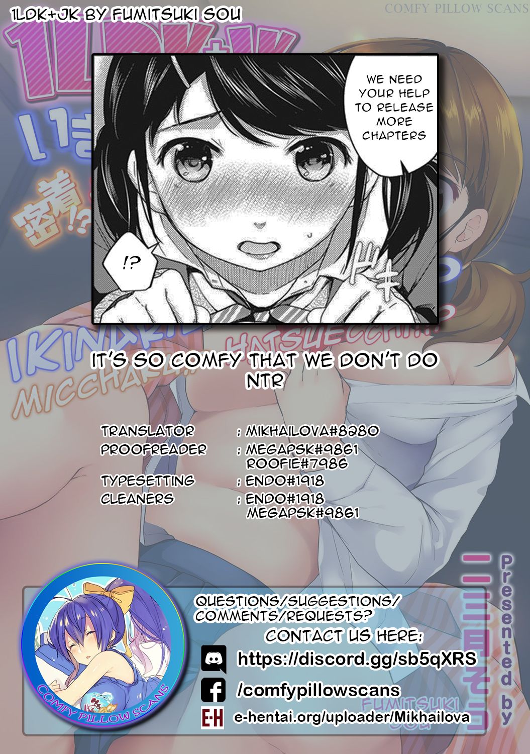 [Fumitsuki Sou] 1LDK+JK Ikinari Doukyo? Micchaku!? Hatsu Ecchi!!? Ch. 1-11 [English] [Comfy Pillow Scans] page 26 full