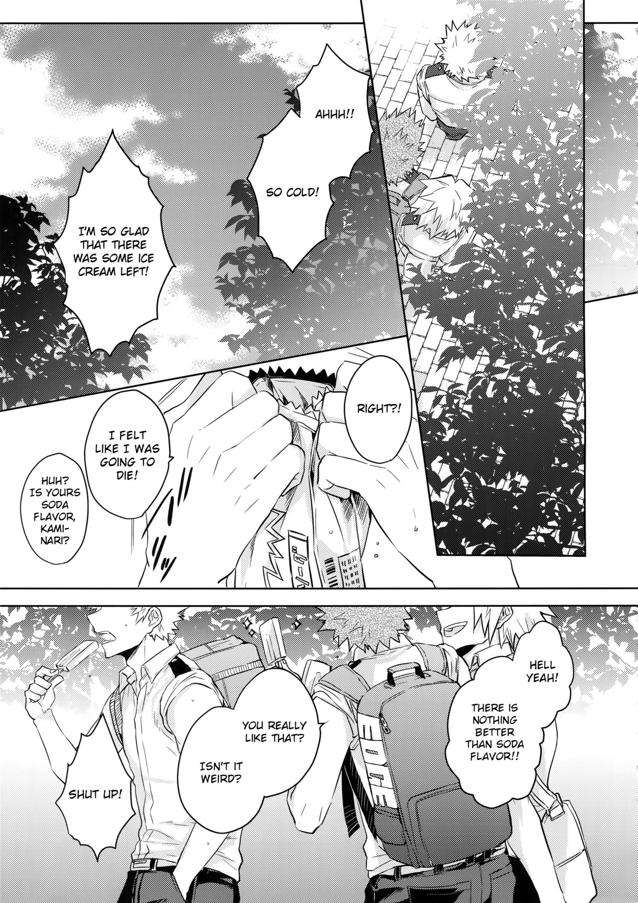 (Douyara Deban no Youda! 13) [GERANIUM (Kei)] Natsu no Omoide Sorekara Mirai (Boku no Hero Academia) [English] [Otokonoko Scans] page 4 full