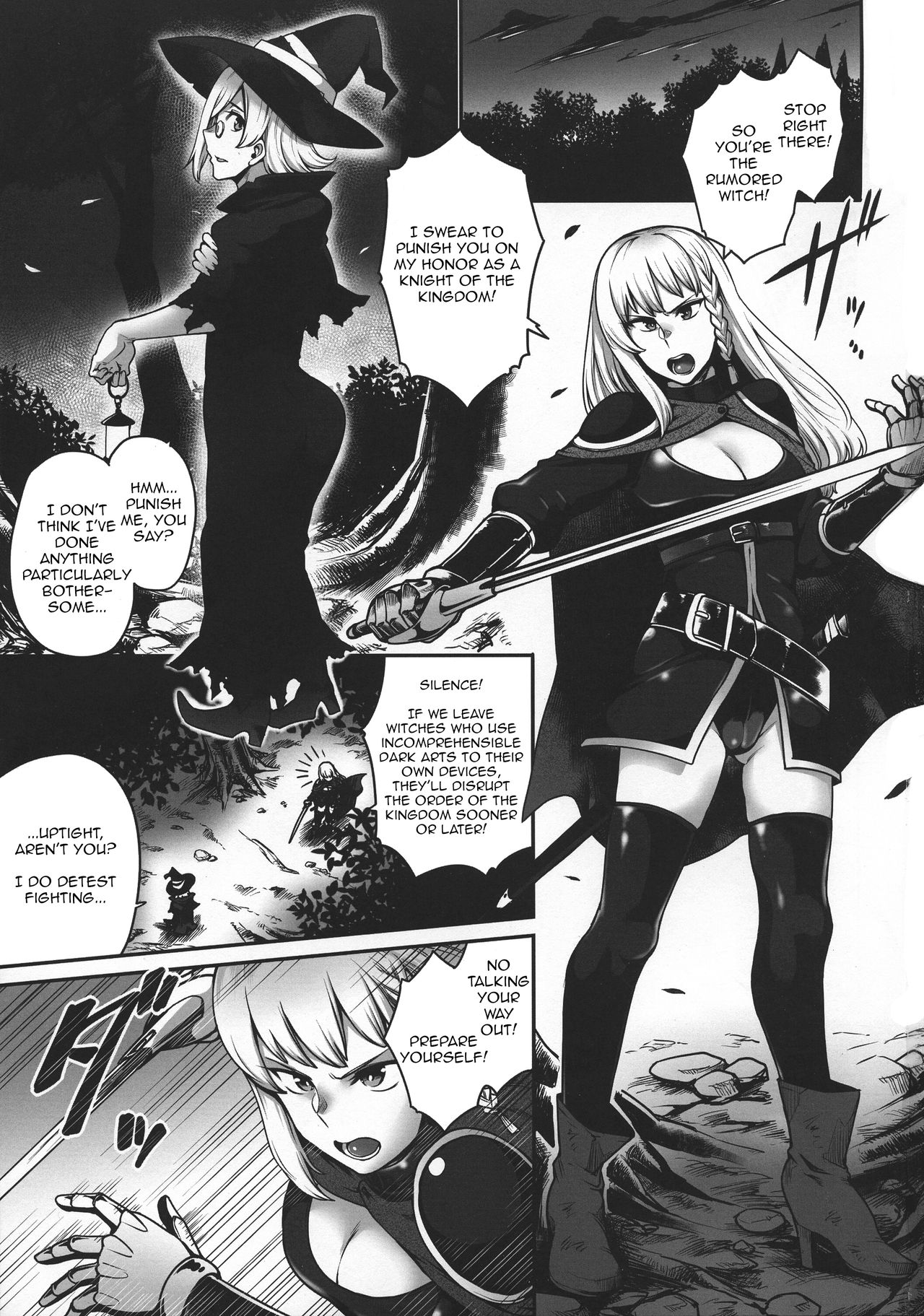 (Futaket 15.5) [Torano Ori (Toritora)] Onna Kishi to Futanari no Noroi | The Lady Knight and the Futanari Curse [English] [Toks] page 3 full