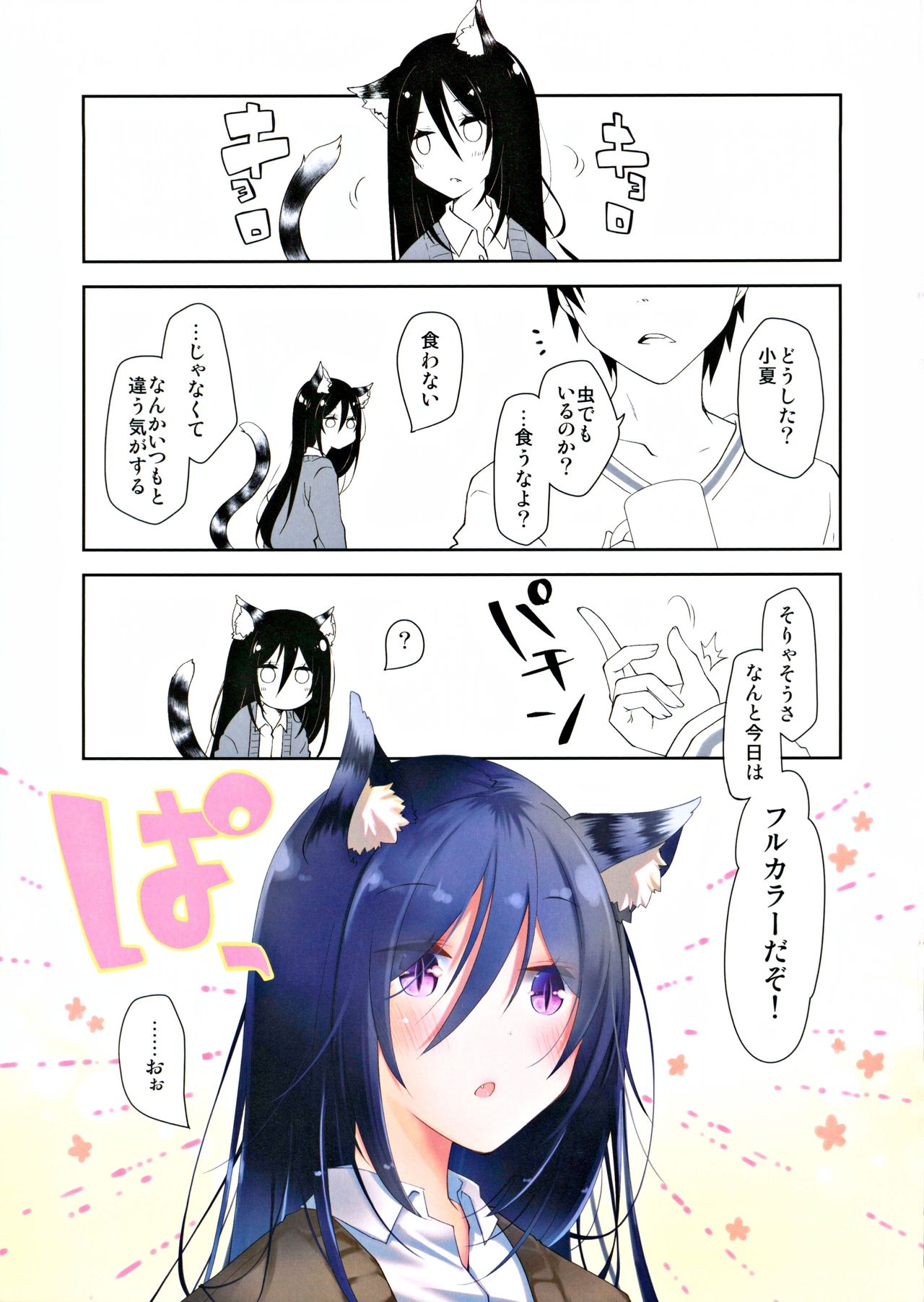 (CT35) [Ponkotsu Works] Mimi to Shippo to Irodori no Aru Icha Love Sex page 3 full