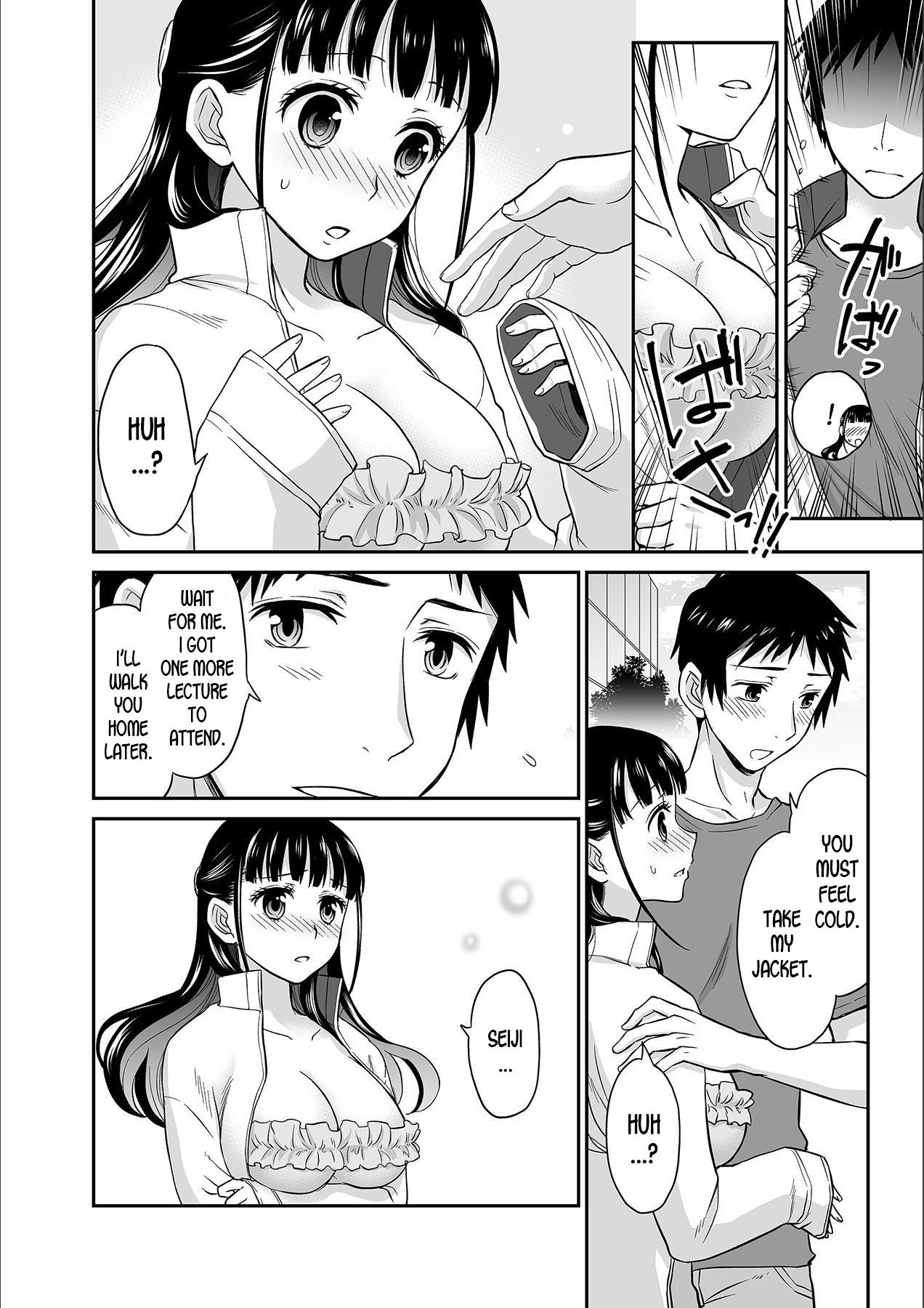 [Rojiro] Kare to no Sex ja Ikenai kara… Atashi no Koko ni Irete Hoshii no Ch.2 [English] [desudesu] page 8 full