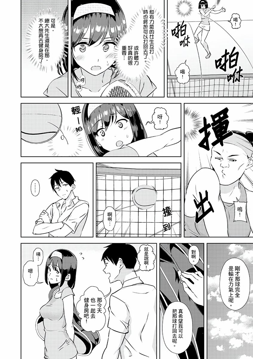 [Sanku] Kareshi no Tonari de Itte miru?~ Joshidaisei Hame rare Sports Gym | 在男友身邊高潮看看如何？女大生在健身房裡被幹爆 [Chinese] page 37 full